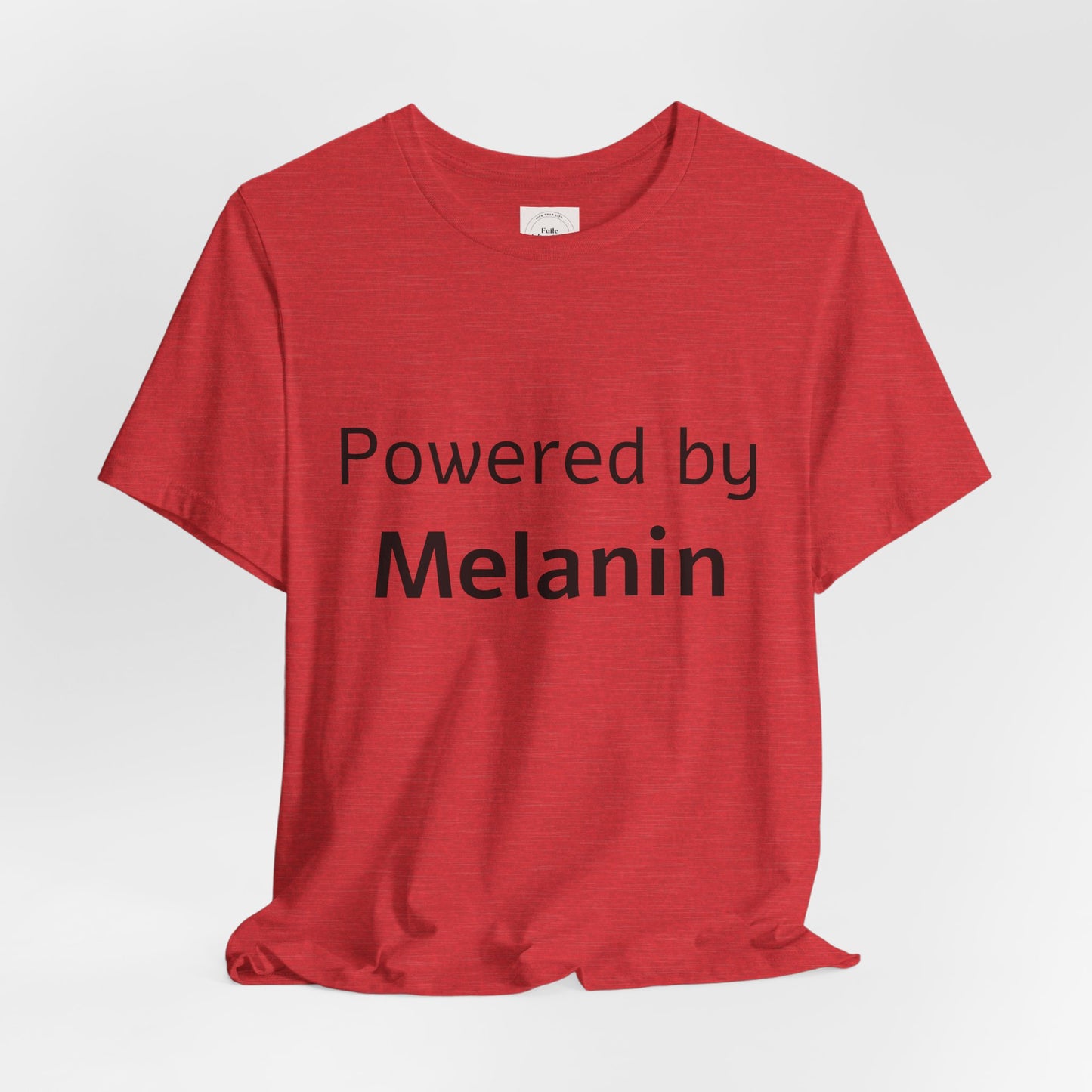 Powered by Melanin Unisex Jersey Short Sleeve Tee