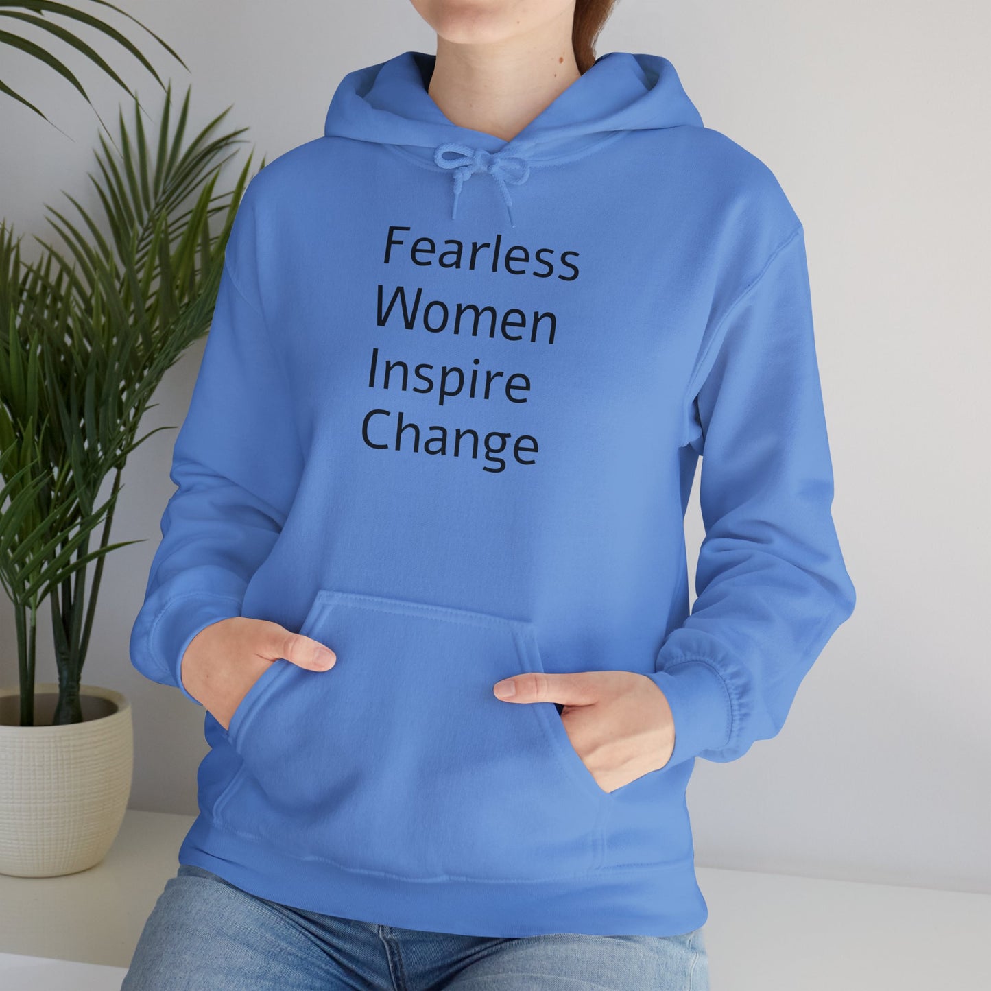 Fearless Woman Hoodie, Multiple Color Options