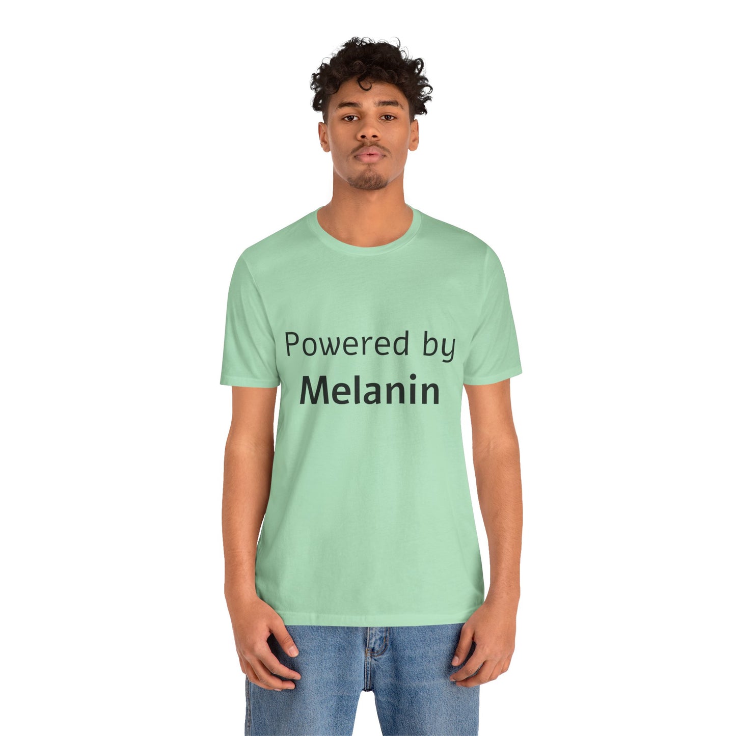 Powered by Melanin Unisex Jersey Short Sleeve Tee