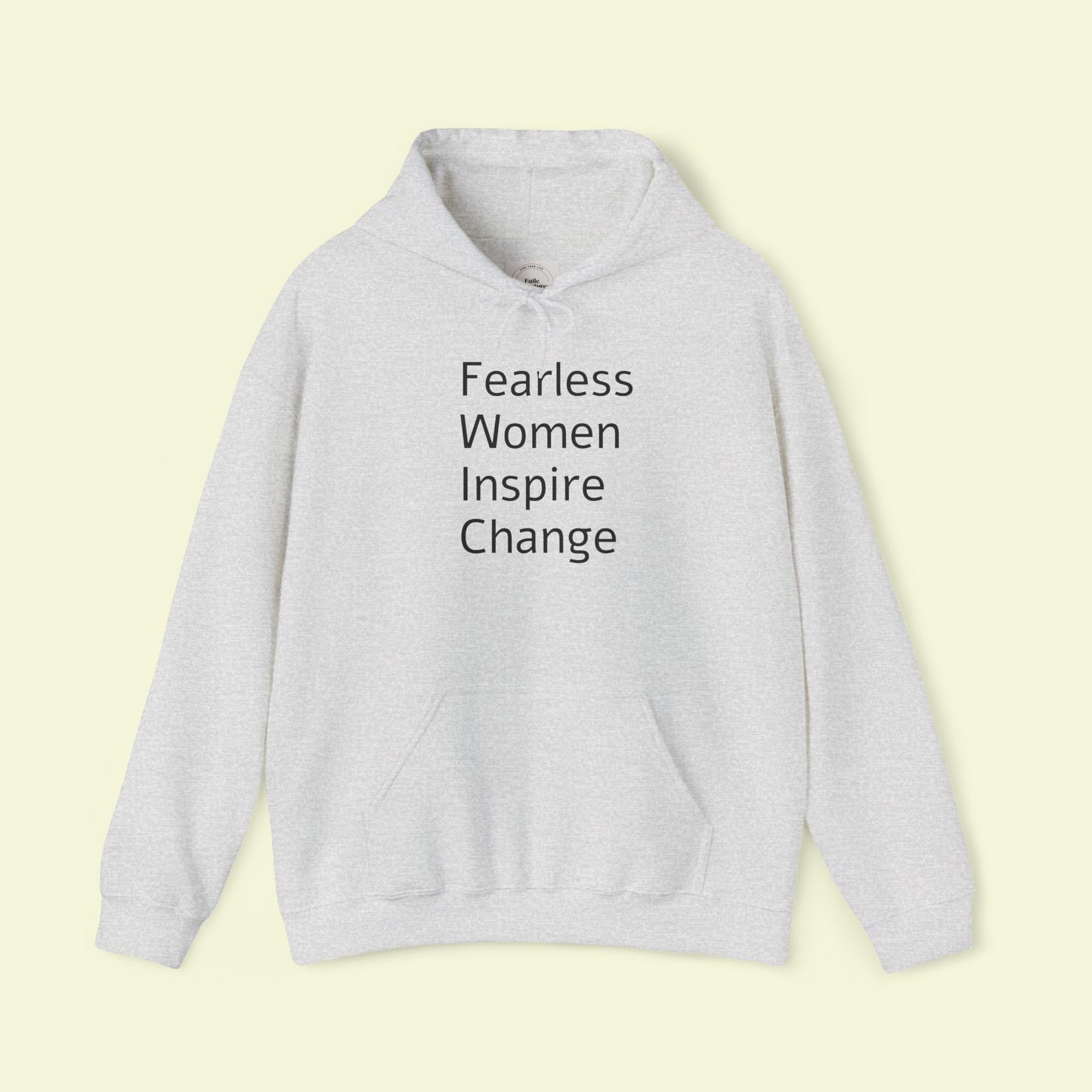 Fearless Woman Hoodie, Multiple Color Options