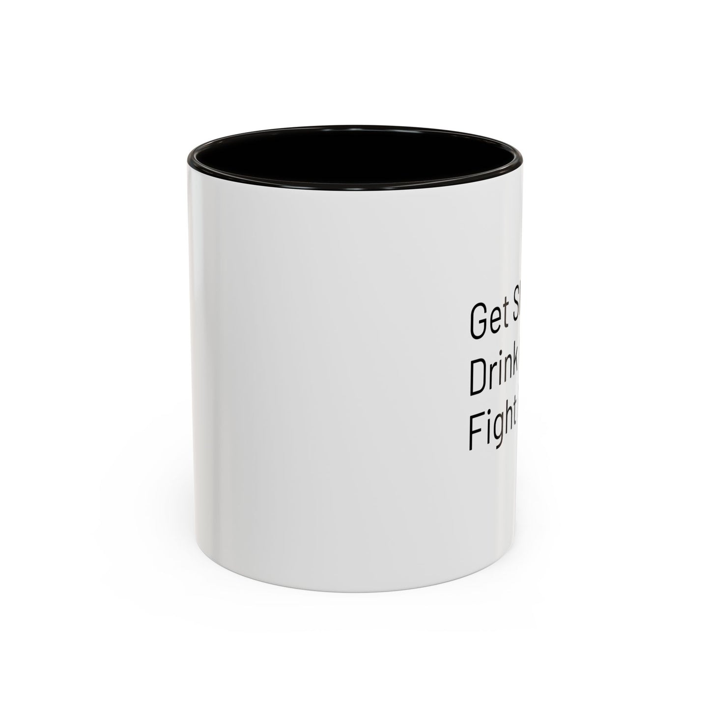 Get Sleep Drink Coffee Fight Racism, Colorful Mug (11oz or 15oz)