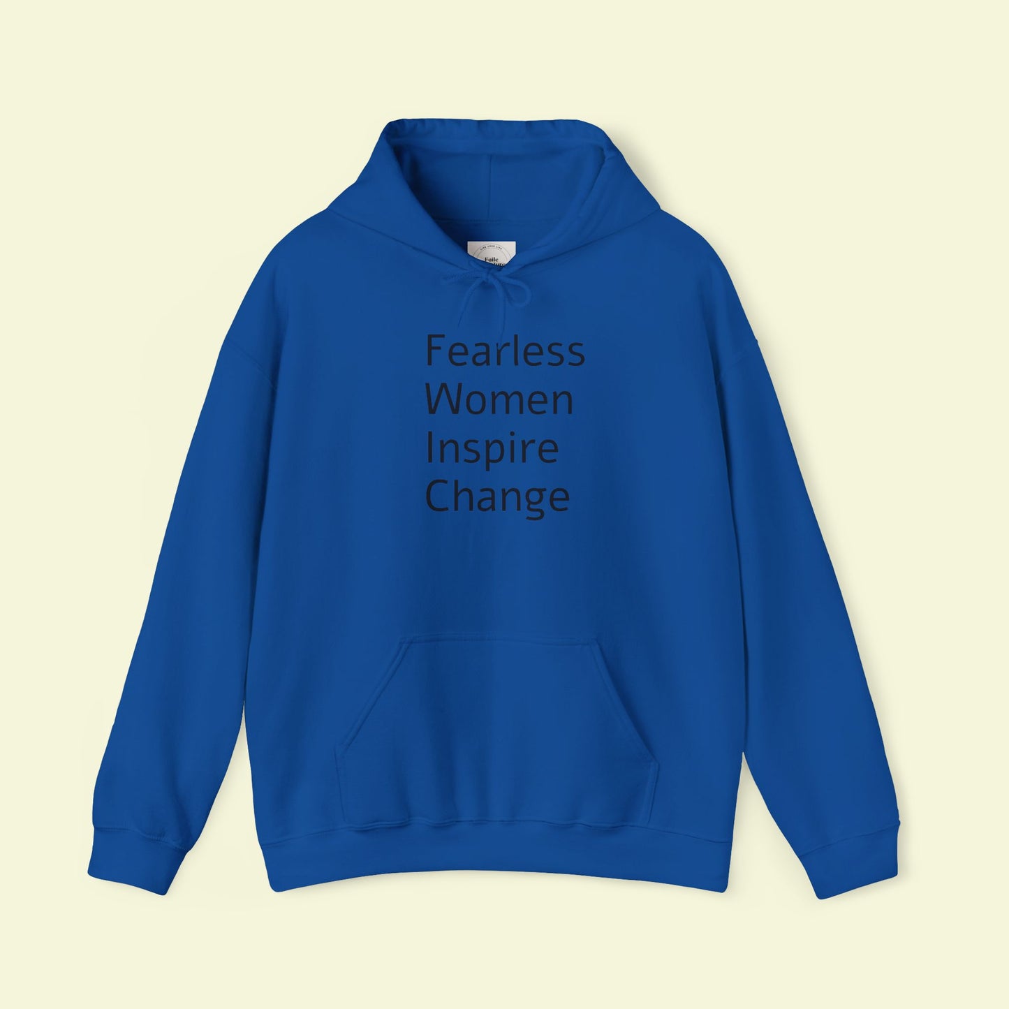 Fearless Woman Hoodie, Multiple Color Options