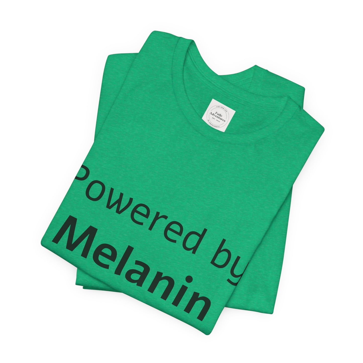 Powered by Melanin Unisex Jersey Short Sleeve Tee