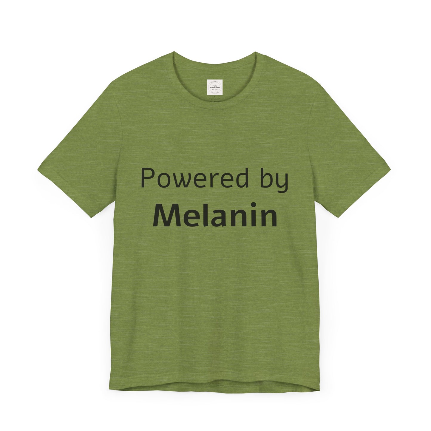 Powered by Melanin Unisex Jersey Short Sleeve Tee