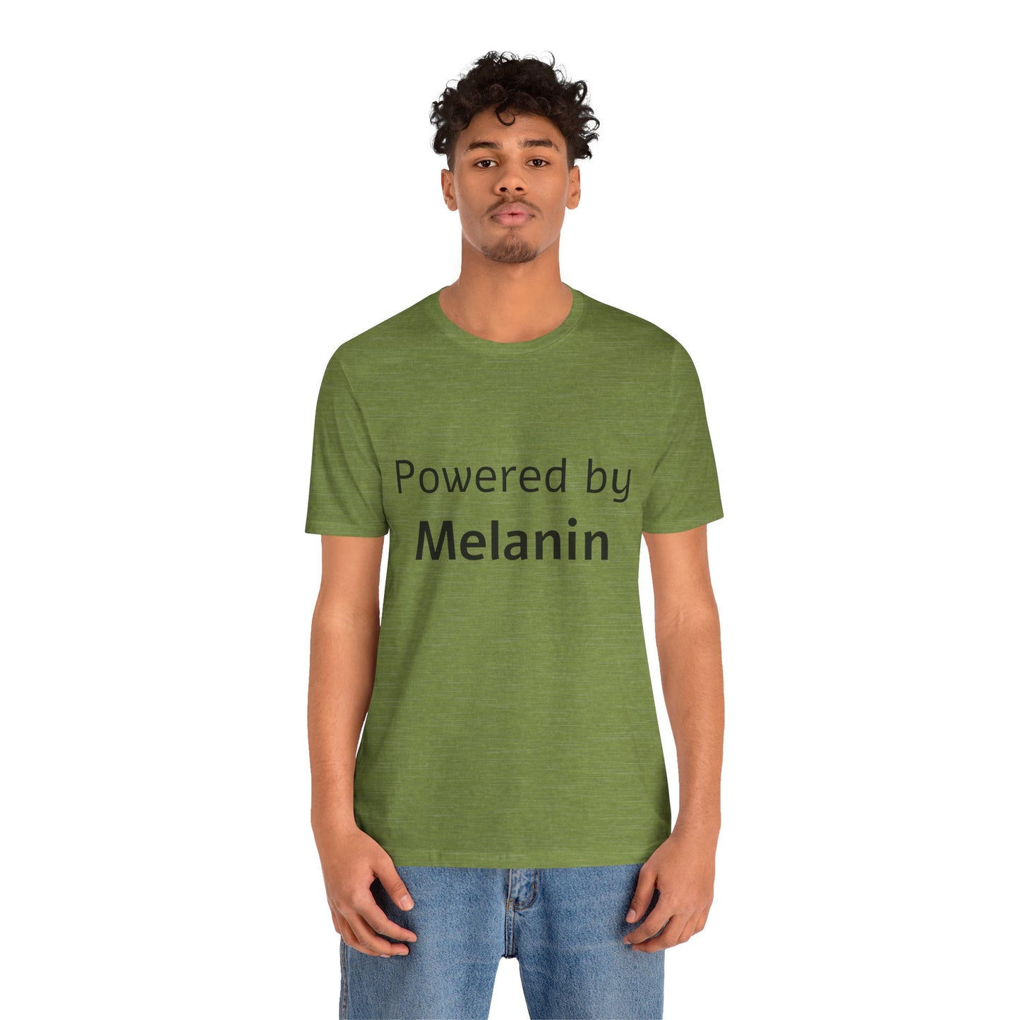 Powered by Melanin Unisex Jersey Short Sleeve Tee