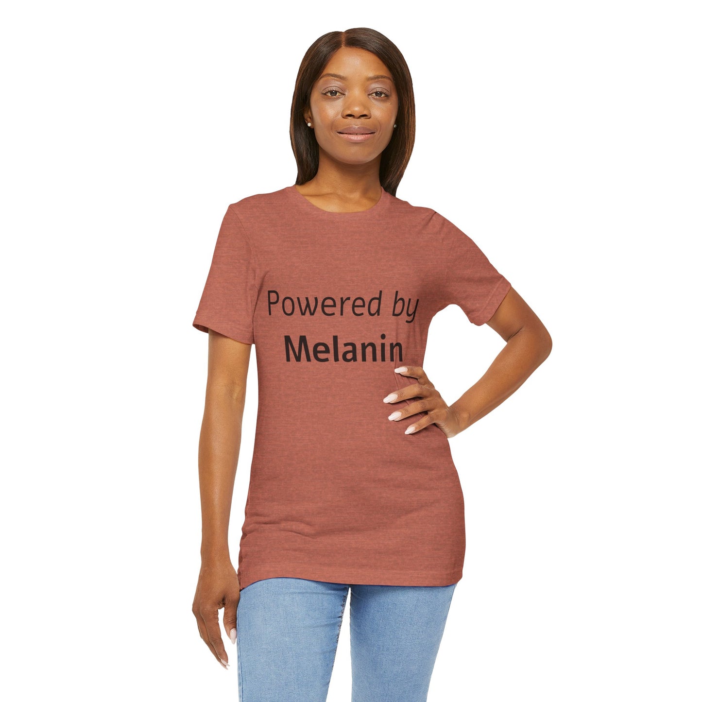 Powered by Melanin Unisex Jersey Short Sleeve Tee