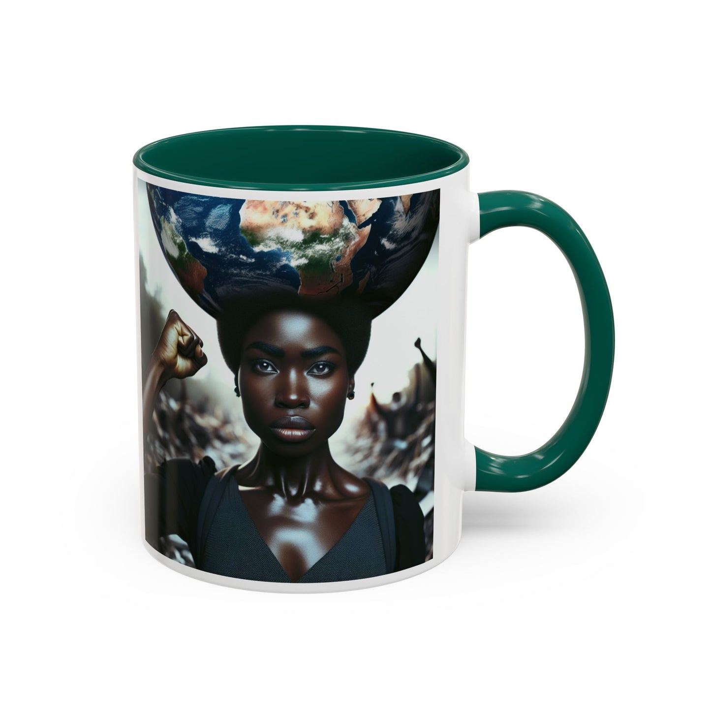 Proud Black Women Coffee Mug, Colorful Mug, World Foundation, African American Gift, Empowerment Cup, Diversity Tea Cup