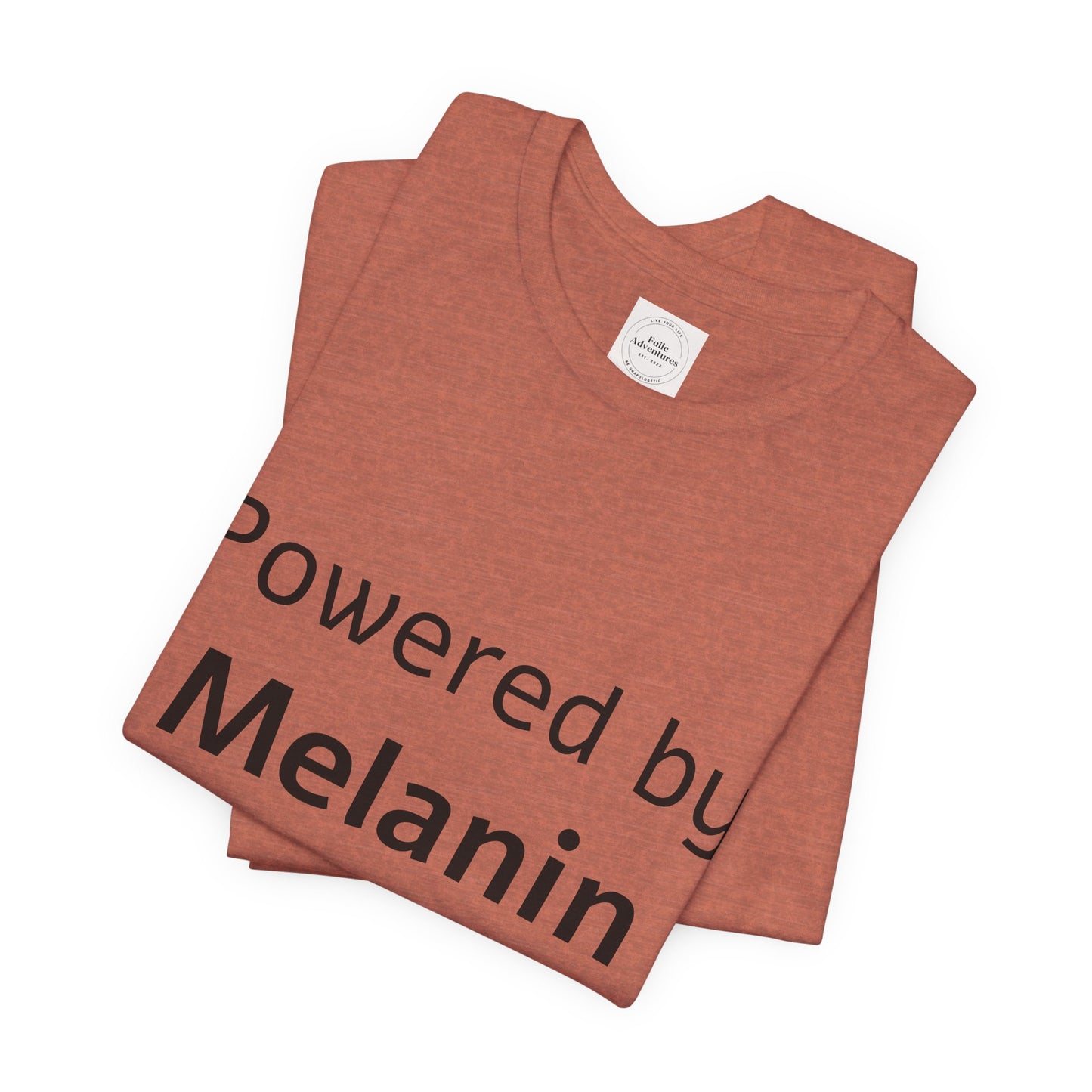 Powered by Melanin Unisex Jersey Short Sleeve Tee