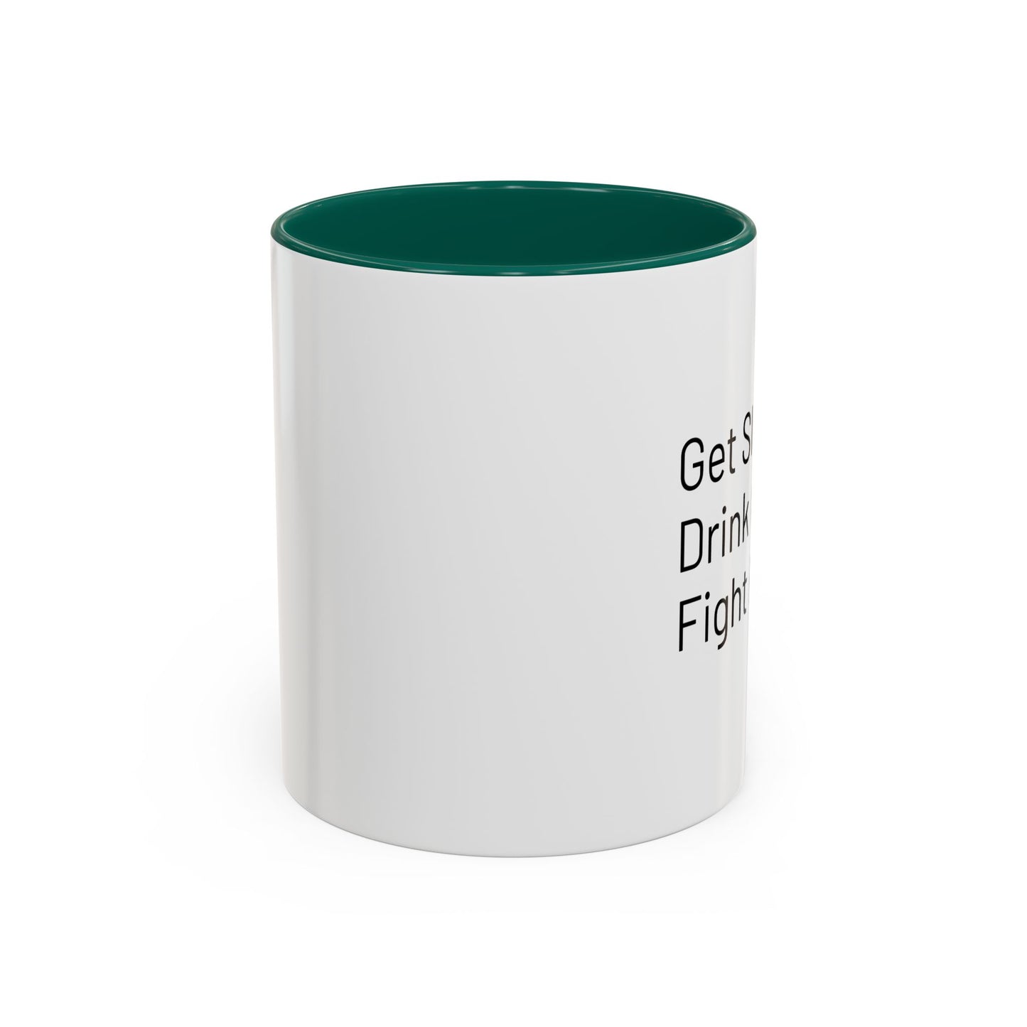 Get Sleep Drink Coffee Fight Racism, Colorful Mug (11oz or 15oz)
