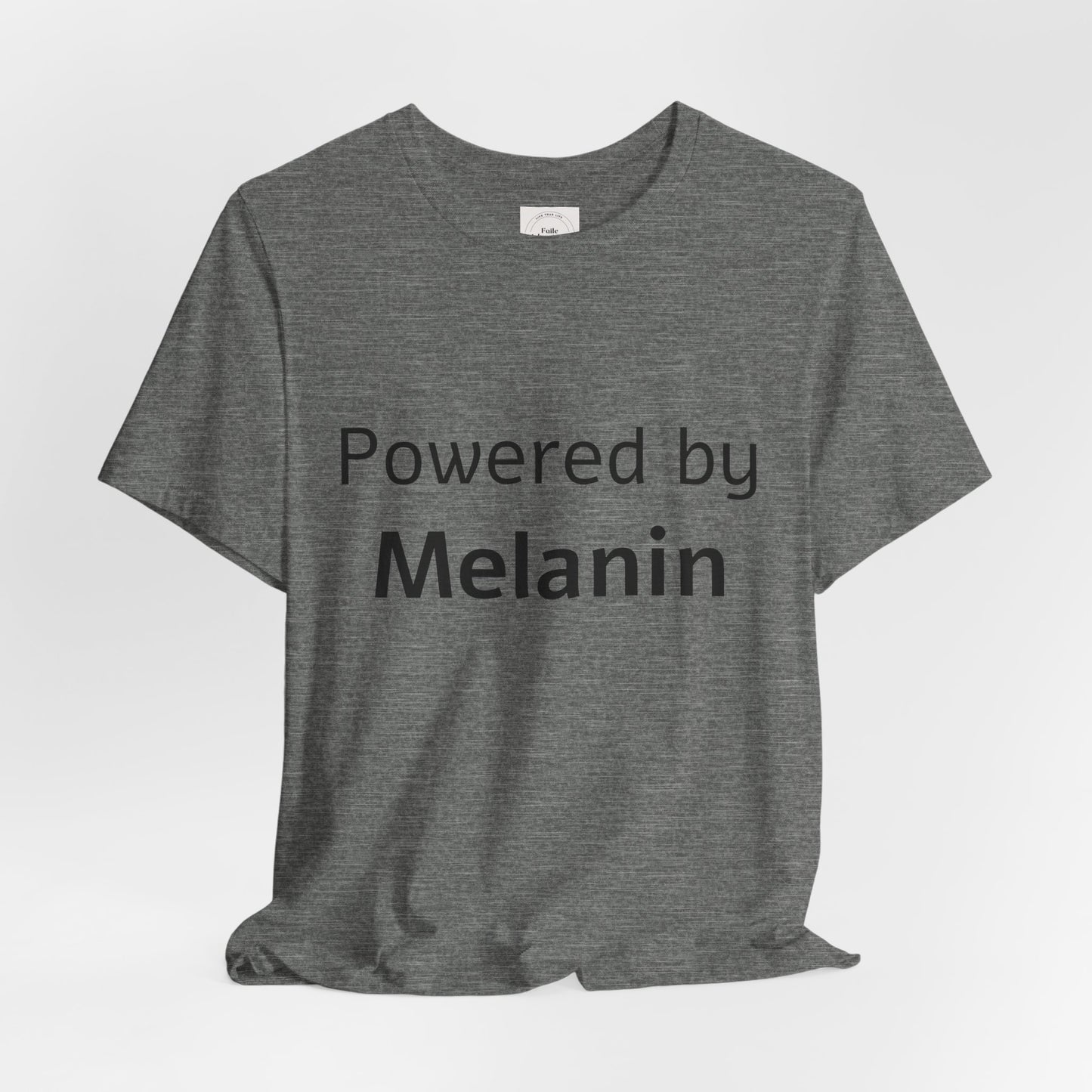 Powered by Melanin Unisex Jersey Short Sleeve Tee