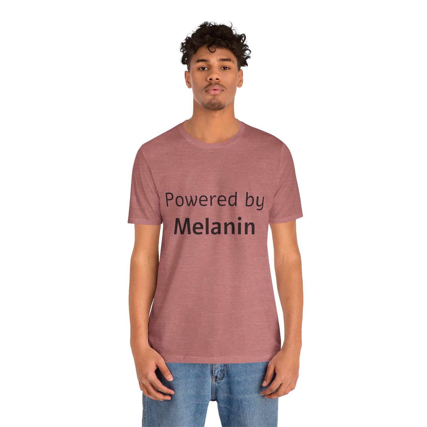 Powered by Melanin Unisex Jersey Short Sleeve Tee