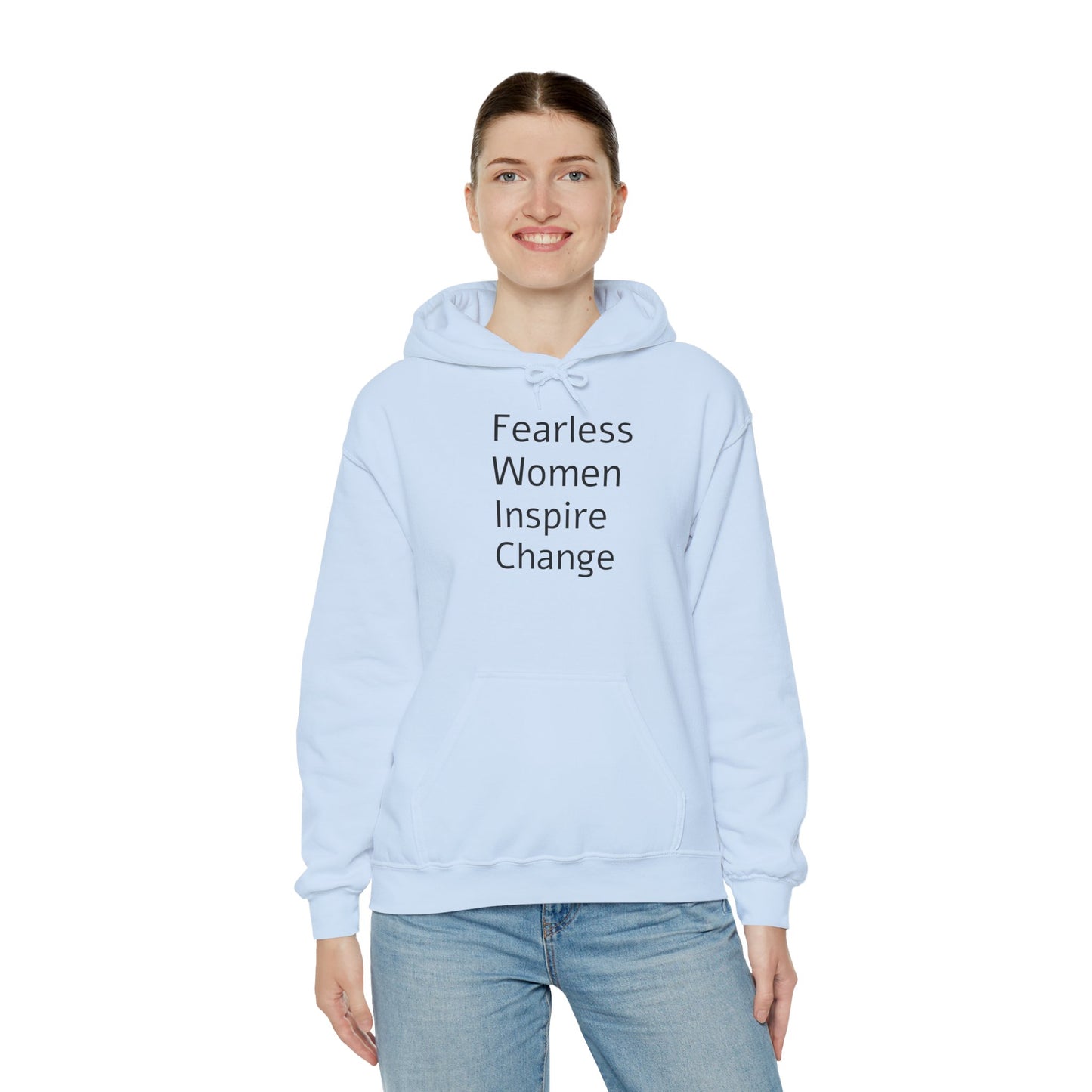 Fearless Woman Hoodie, Multiple Color Options