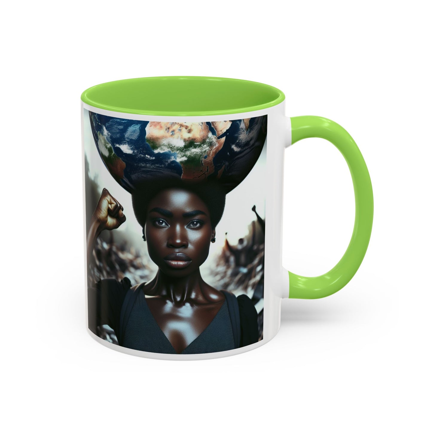 Proud Black Women Coffee Mug, Colorful Mug, World Foundation, African American Gift, Empowerment Cup, Diversity Tea Cup