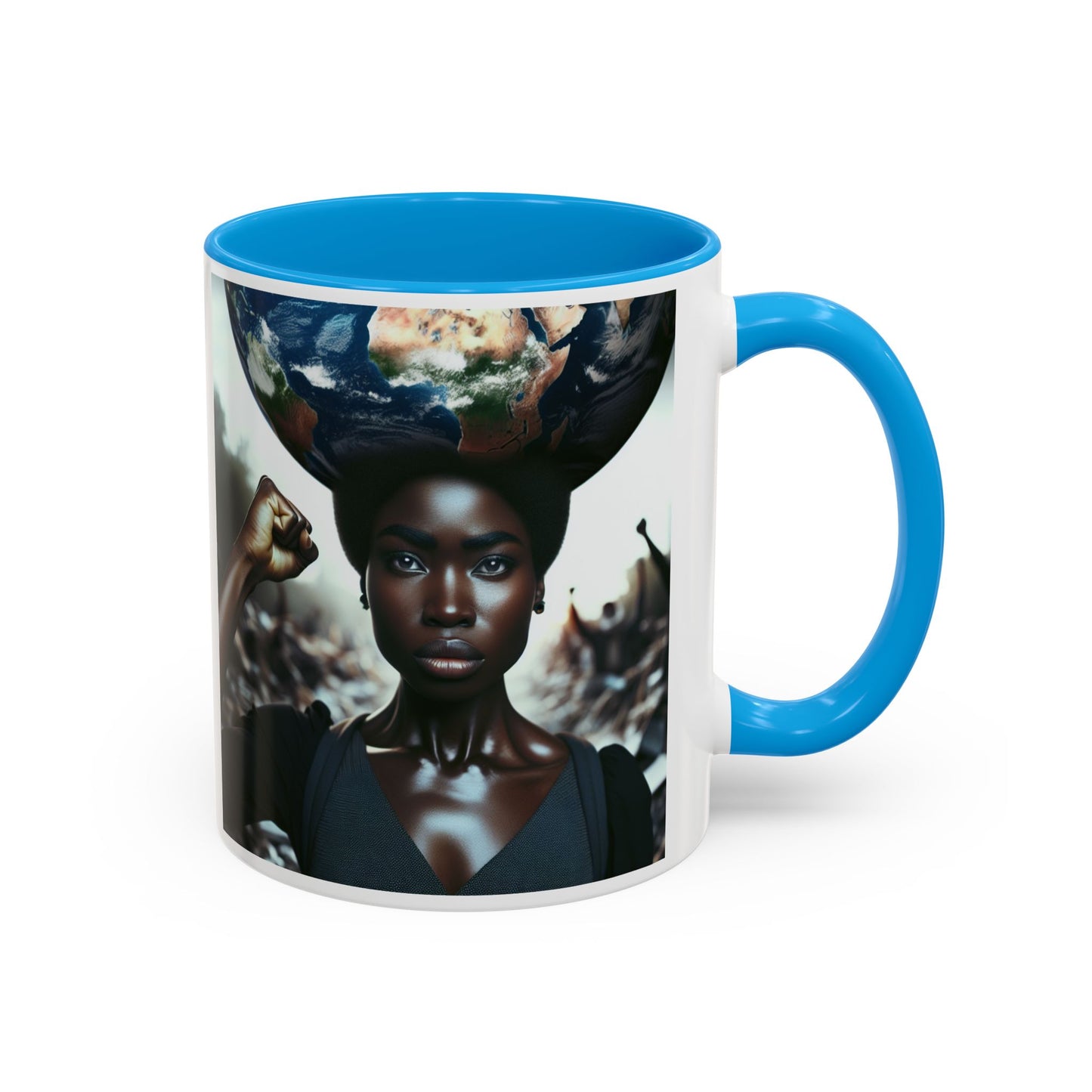 Proud Black Women Coffee Mug, Colorful Mug, World Foundation, African American Gift, Empowerment Cup, Diversity Tea Cup
