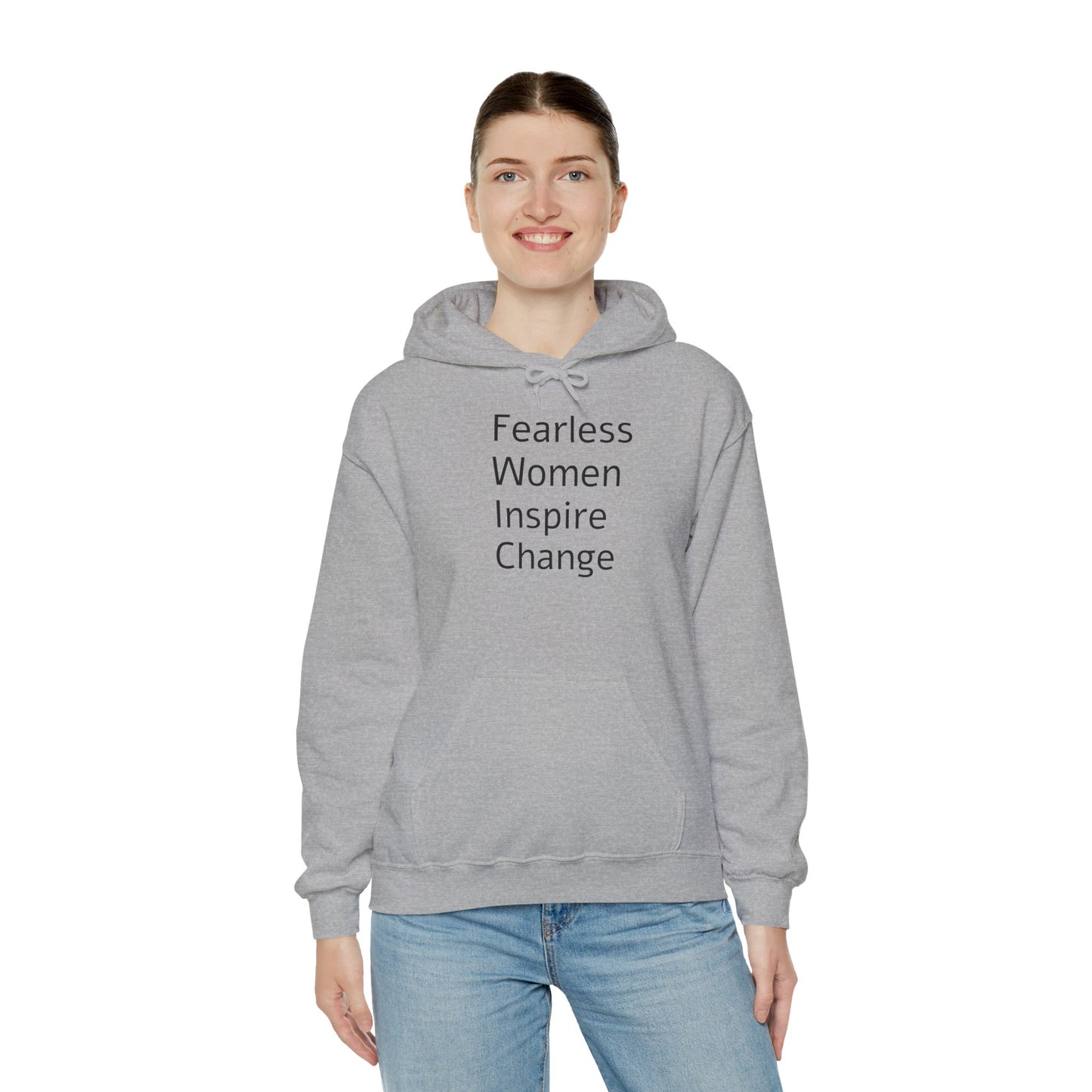 Fearless Woman Hoodie, Multiple Color Options