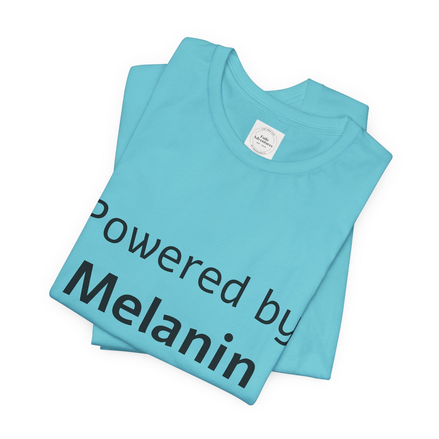 Powered by Melanin Unisex Jersey Short Sleeve Tee