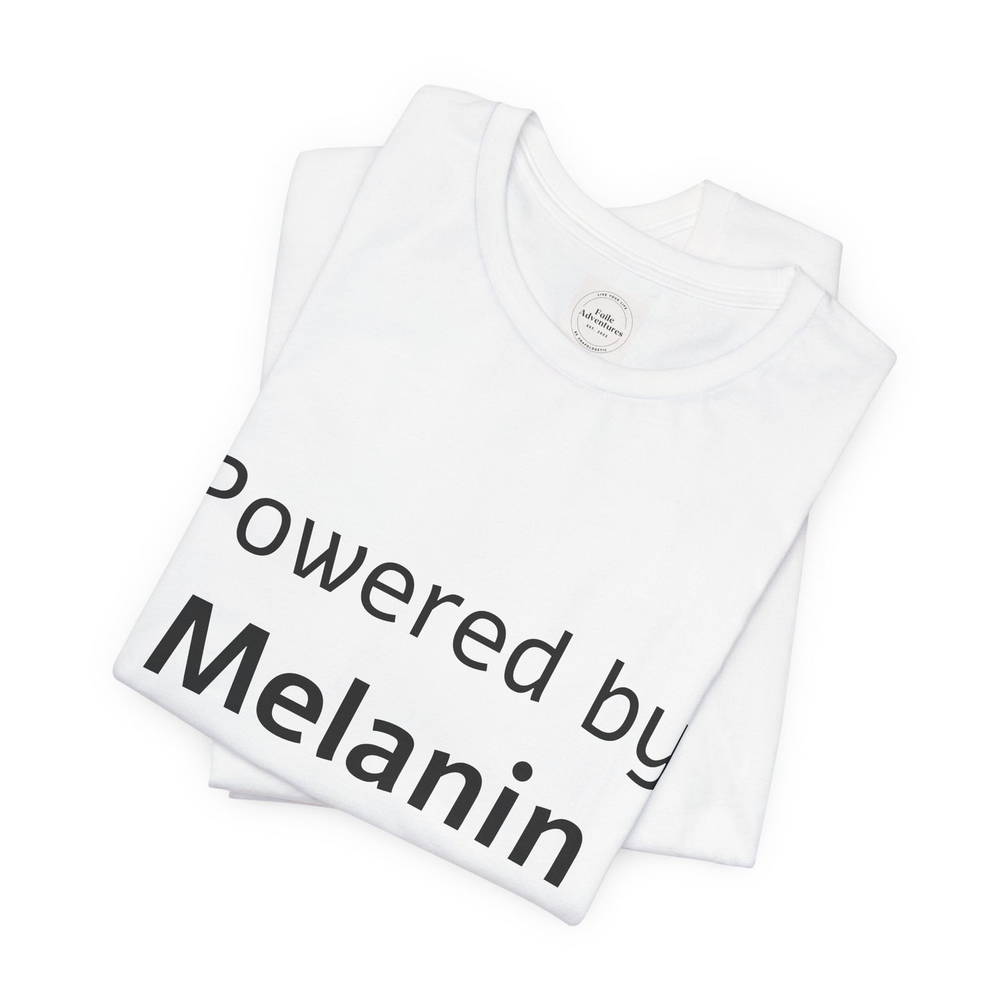 Powered by Melanin Unisex Jersey Short Sleeve Tee