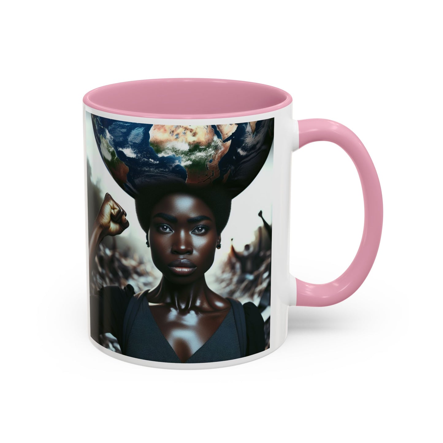 Proud Black Women Coffee Mug, Colorful Mug, World Foundation, African American Gift, Empowerment Cup, Diversity Tea Cup