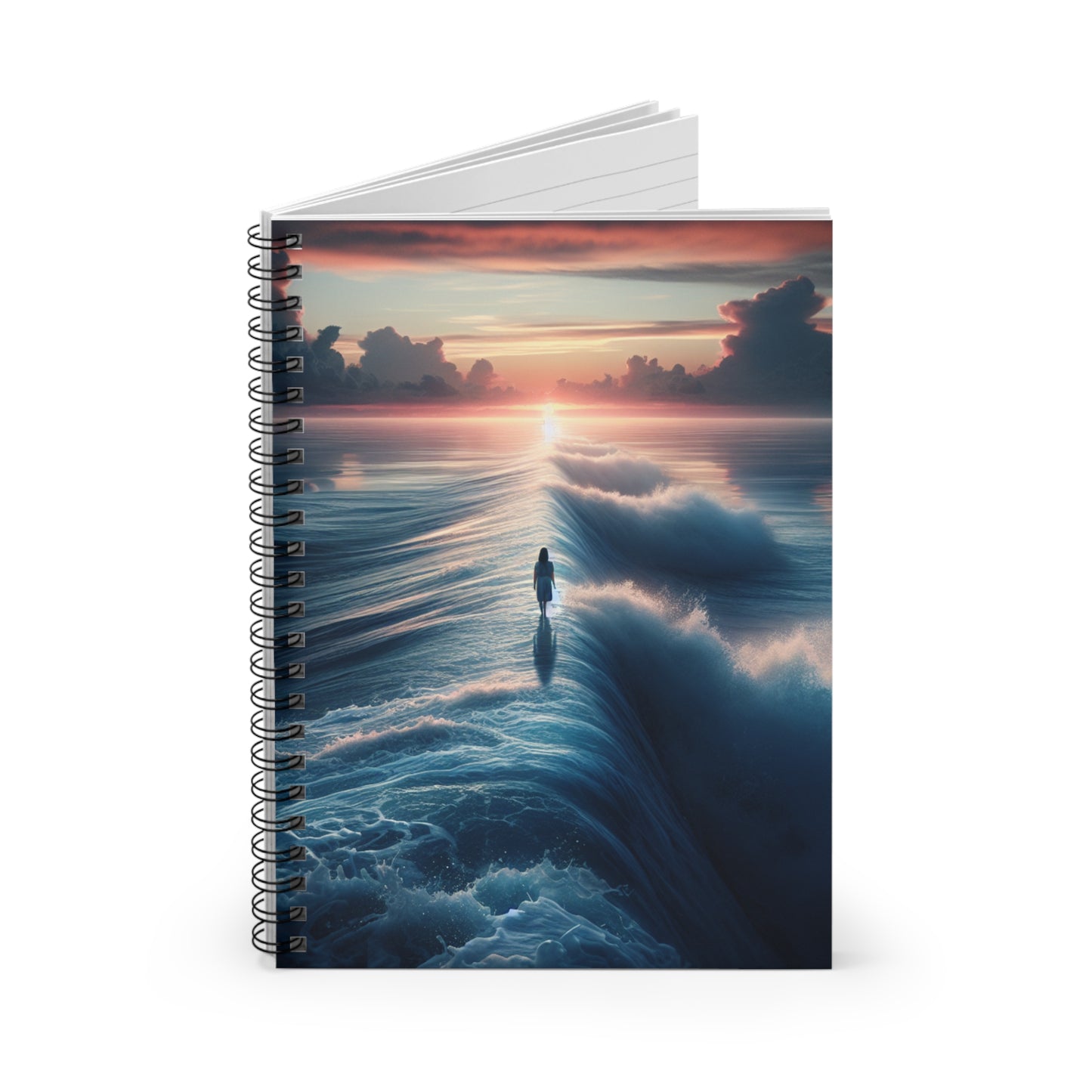 Spiral Notebook - Everyday Positivity Ruled Line, Journal, Diary, Future, New Day, Notebook for Positivity, Bullet Journal