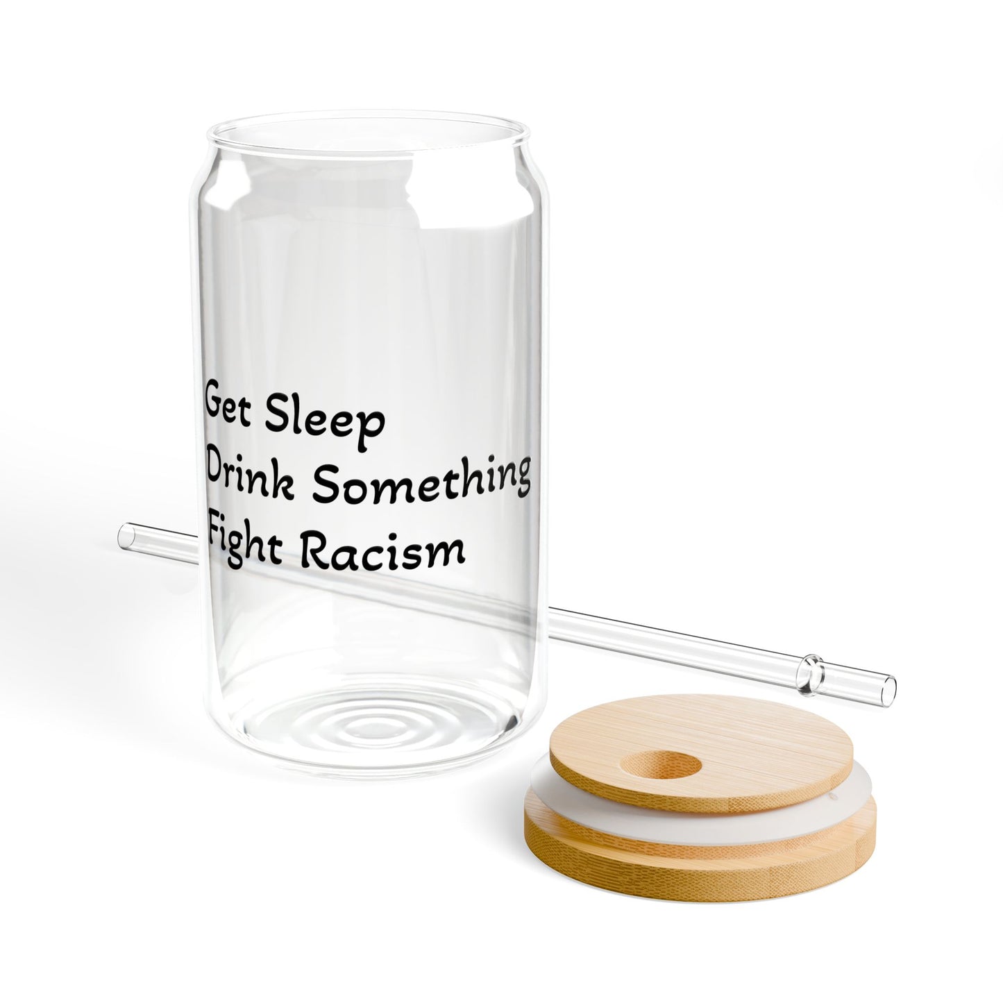 Inspirational Sipper Glass – 16oz with Straw