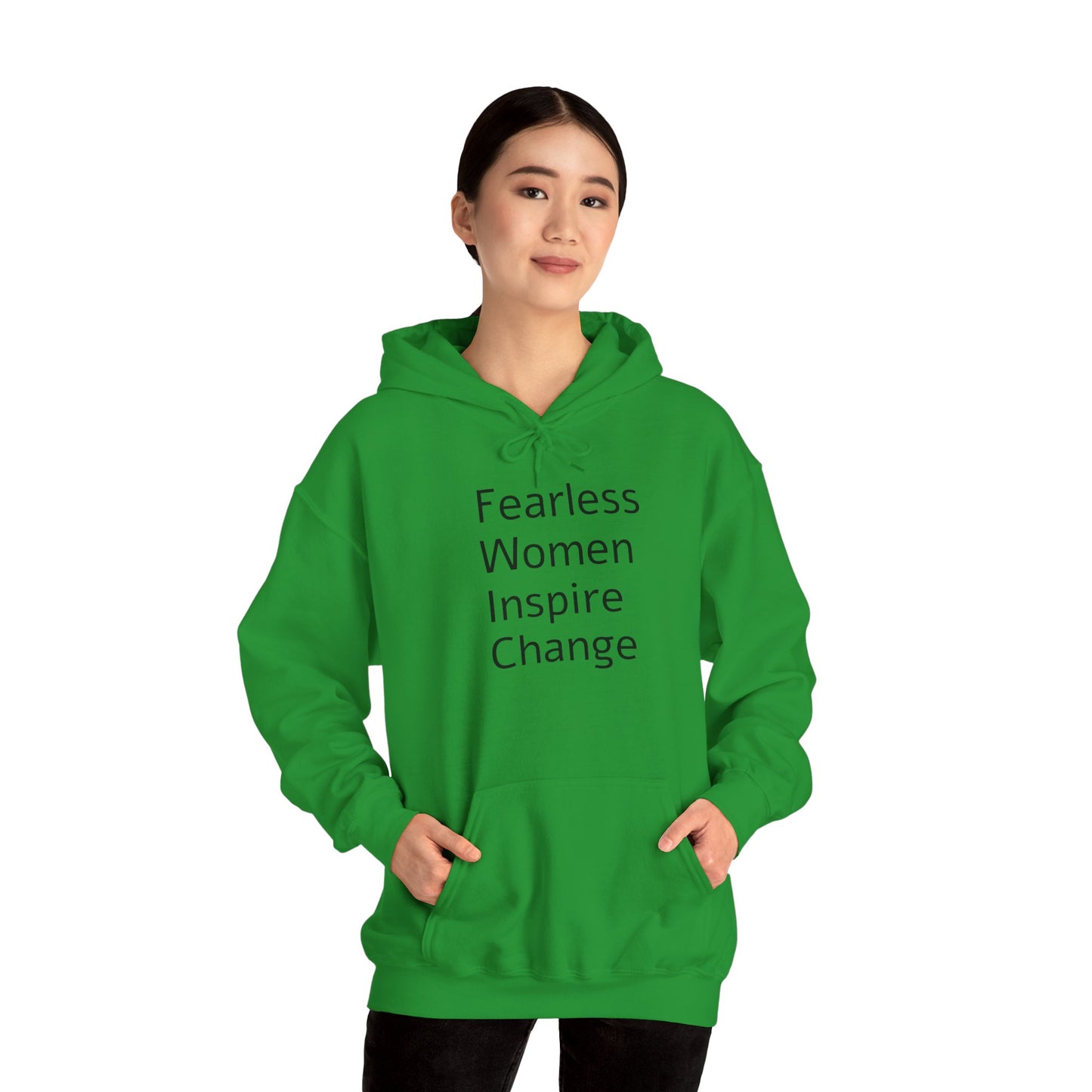 Fearless Woman Hoodie, Multiple Color Options