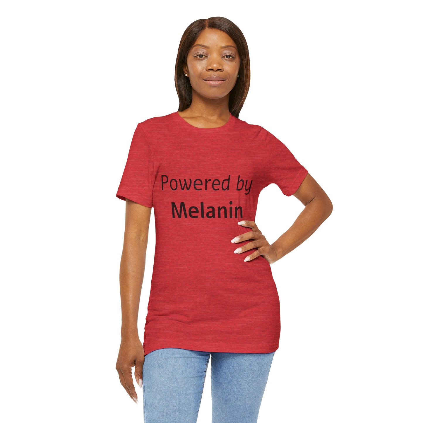 Powered by Melanin Unisex Jersey Short Sleeve Tee