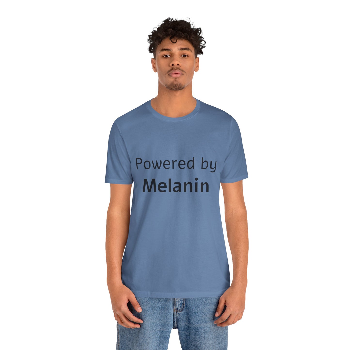 Powered by Melanin Unisex Jersey Short Sleeve Tee