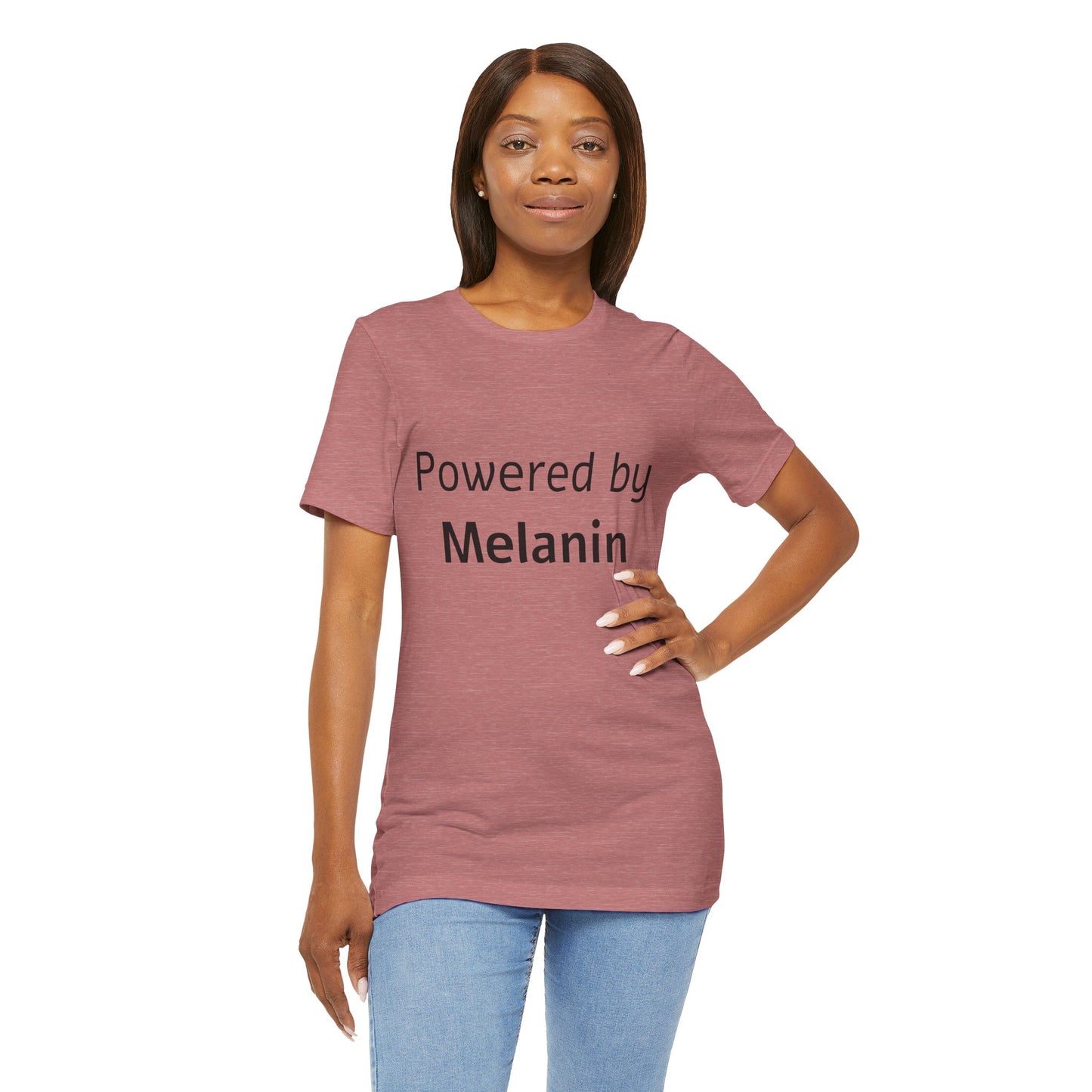 Powered by Melanin Unisex Jersey Short Sleeve Tee