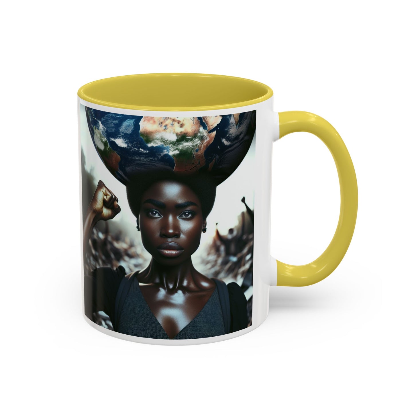 Proud Black Women Coffee Mug, Colorful Mug, World Foundation, African American Gift, Empowerment Cup, Diversity Tea Cup