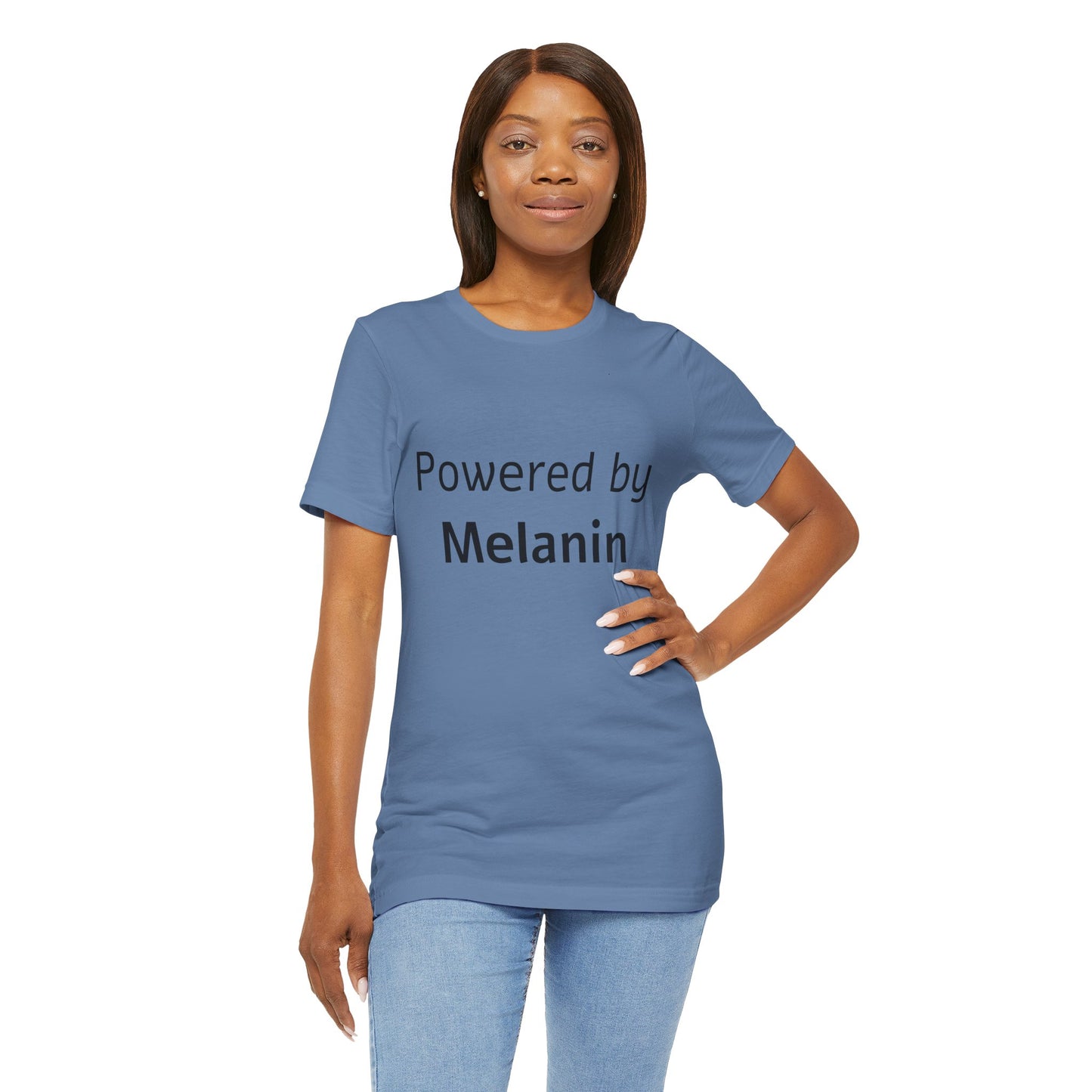 Powered by Melanin Unisex Jersey Short Sleeve Tee