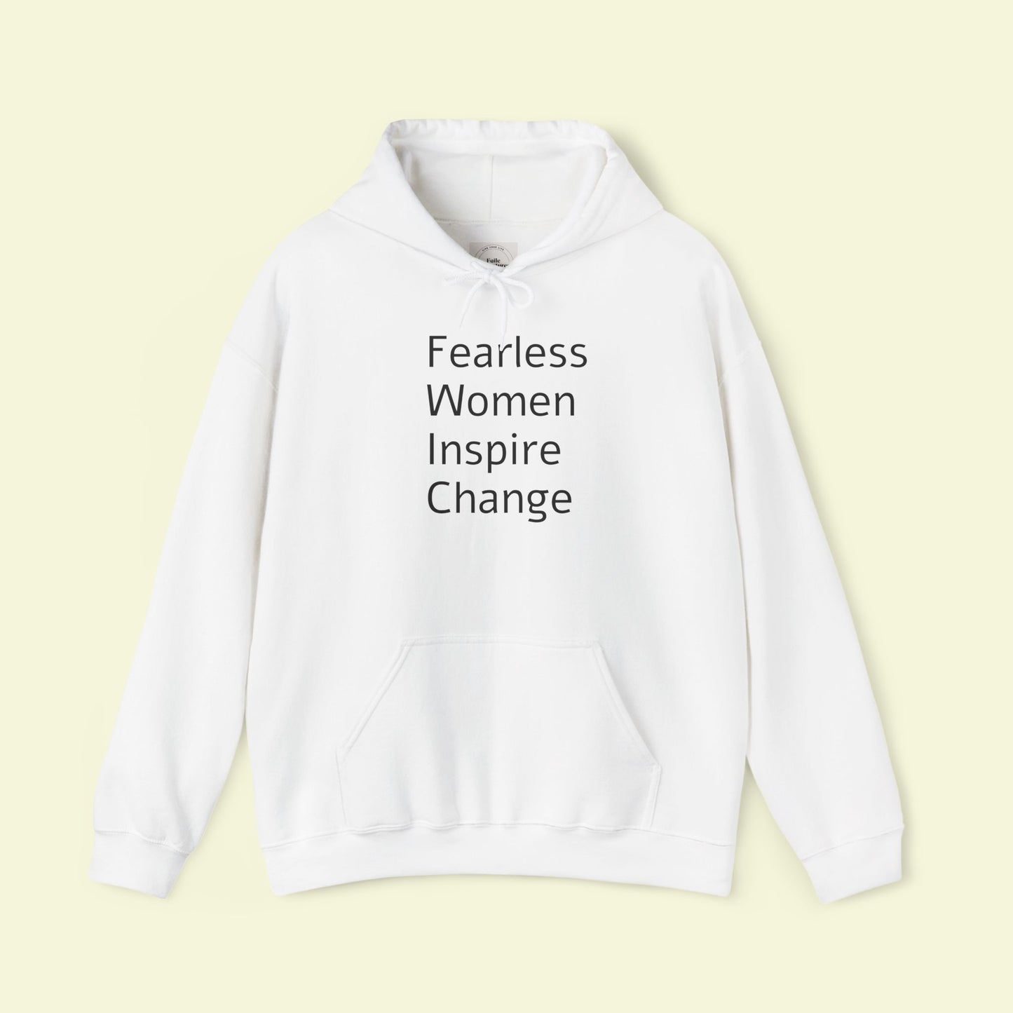 Fearless Woman Hoodie, Multiple Color Options
