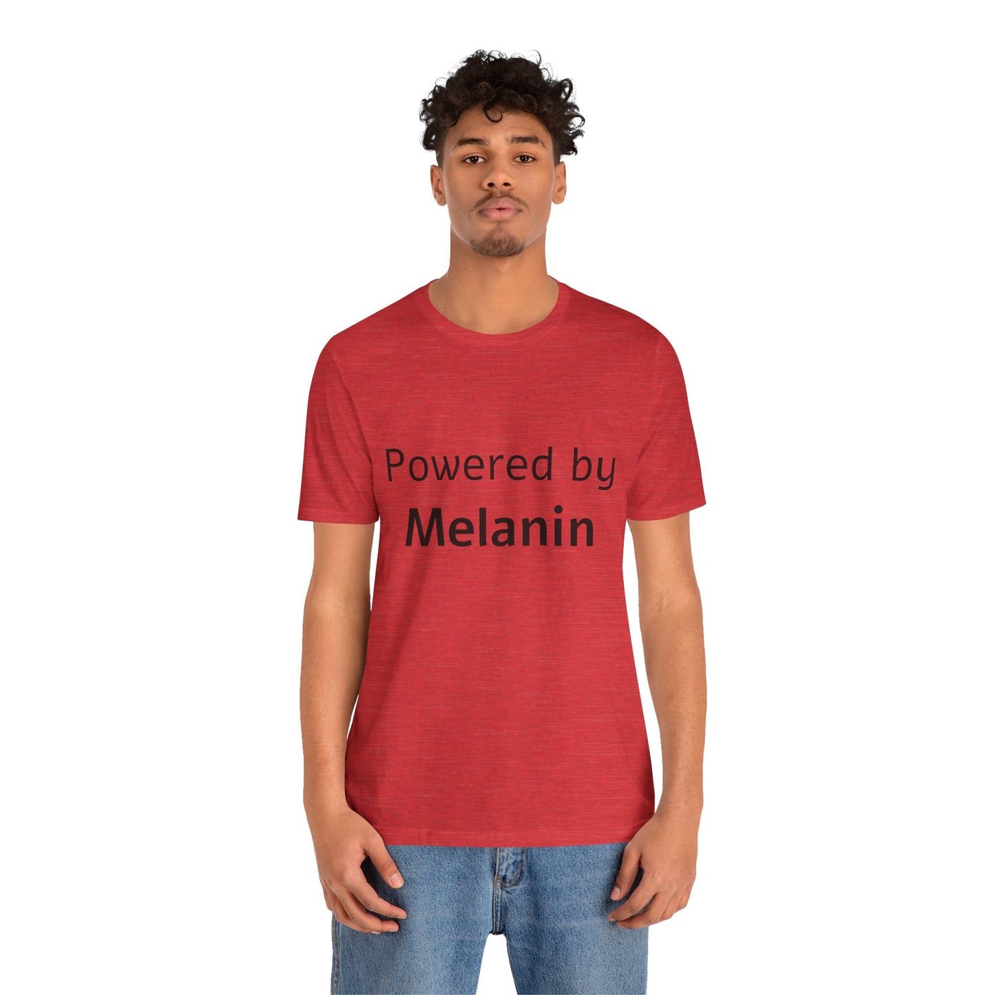 Powered by Melanin Unisex Jersey Short Sleeve Tee