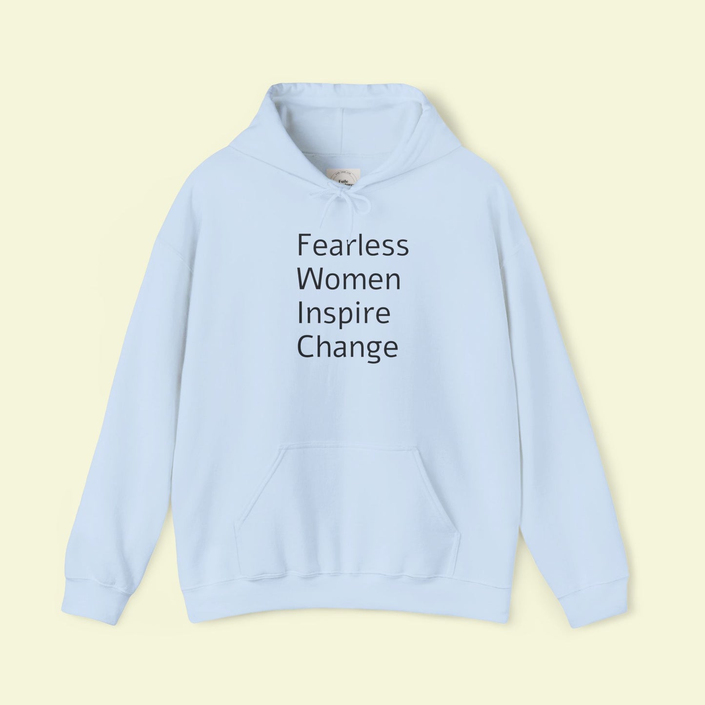 Fearless Woman Hoodie, Multiple Color Options