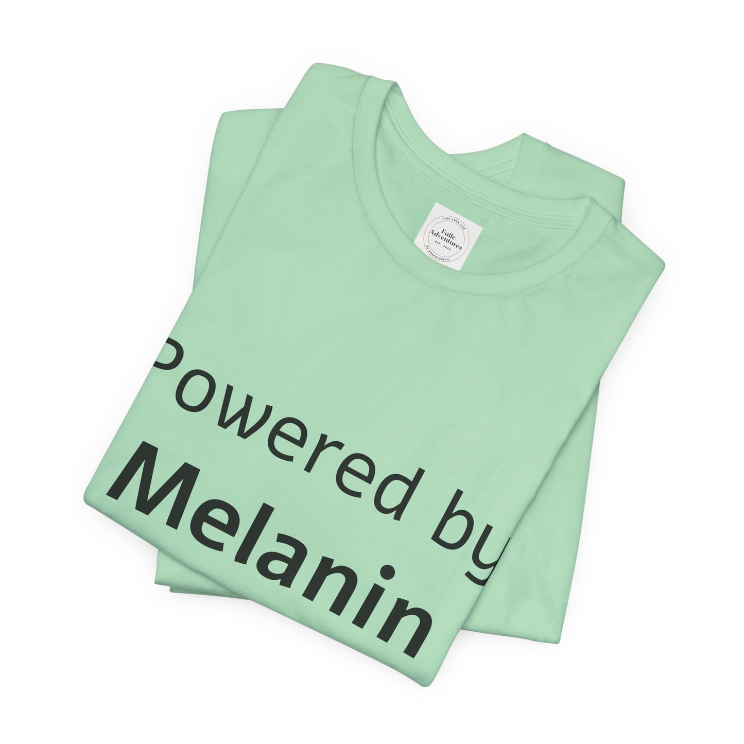 Powered by Melanin Unisex Jersey Short Sleeve Tee