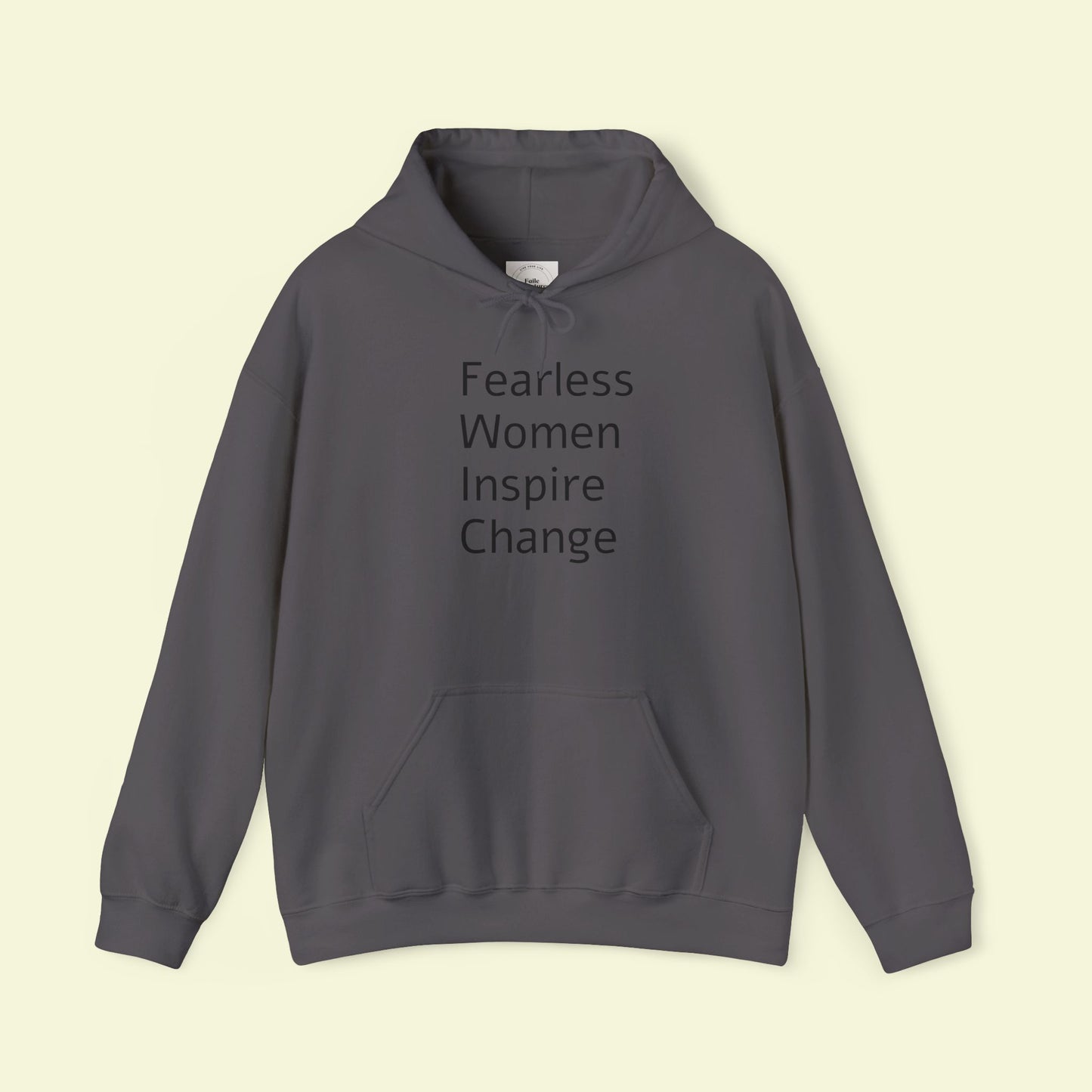 Fearless Woman Hoodie, Multiple Color Options