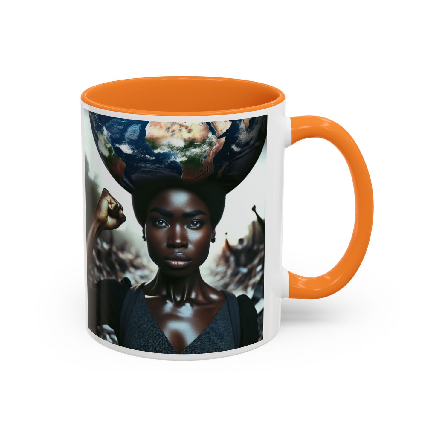 Proud Black Women Coffee Mug, Colorful Mug, World Foundation, African American Gift, Empowerment Cup, Diversity Tea Cup