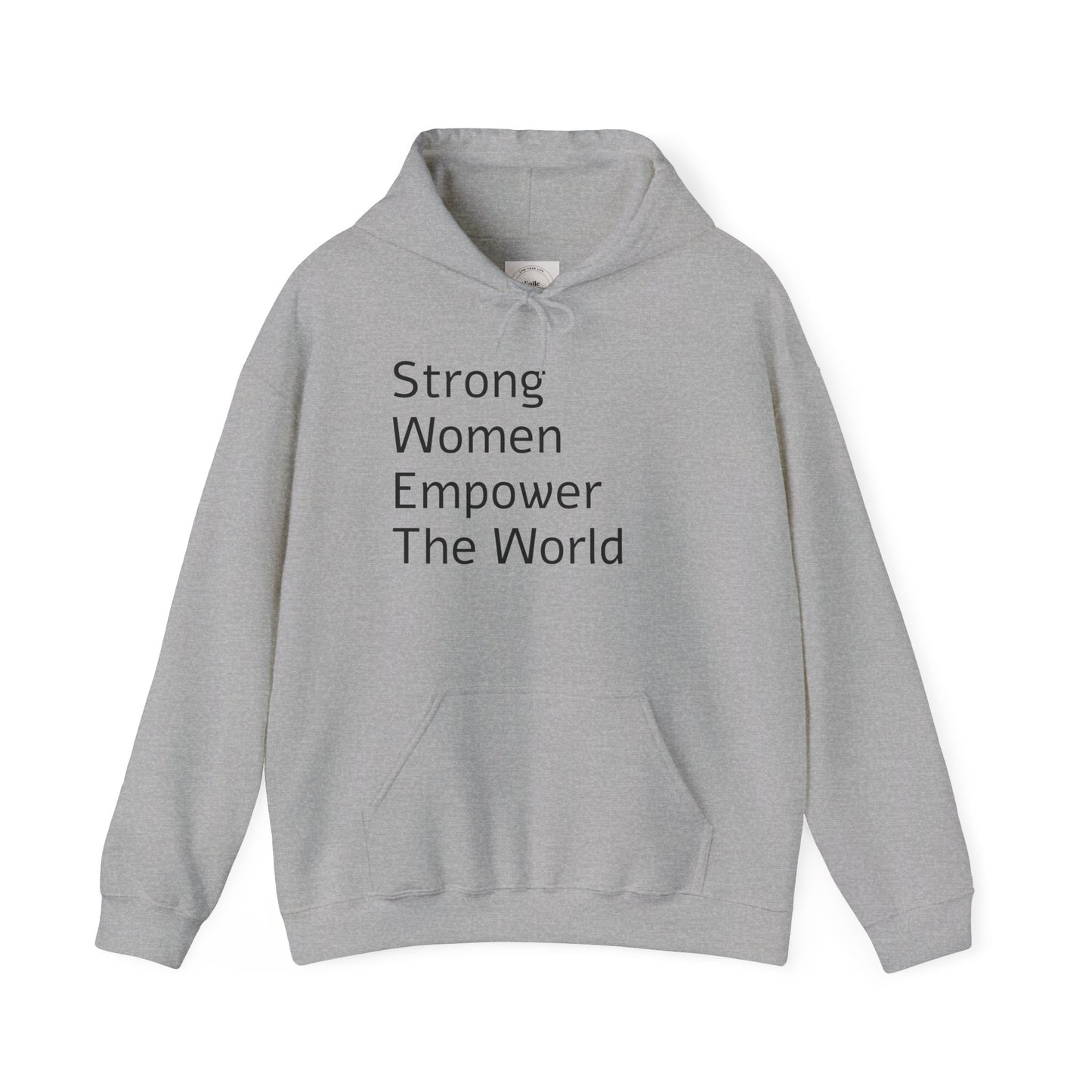 Empowered Women Hoodie - Stylish Hooded Sweatshirt with Comfortable Fit and Versatile Design