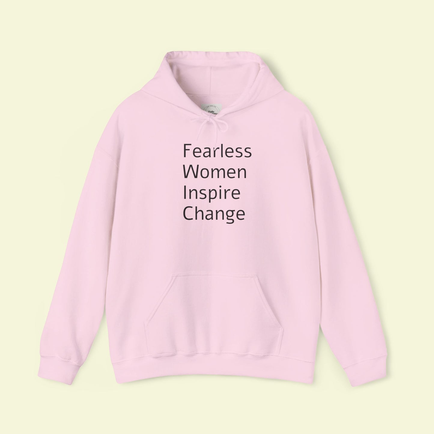 Fearless Woman Hoodie, Multiple Color Options
