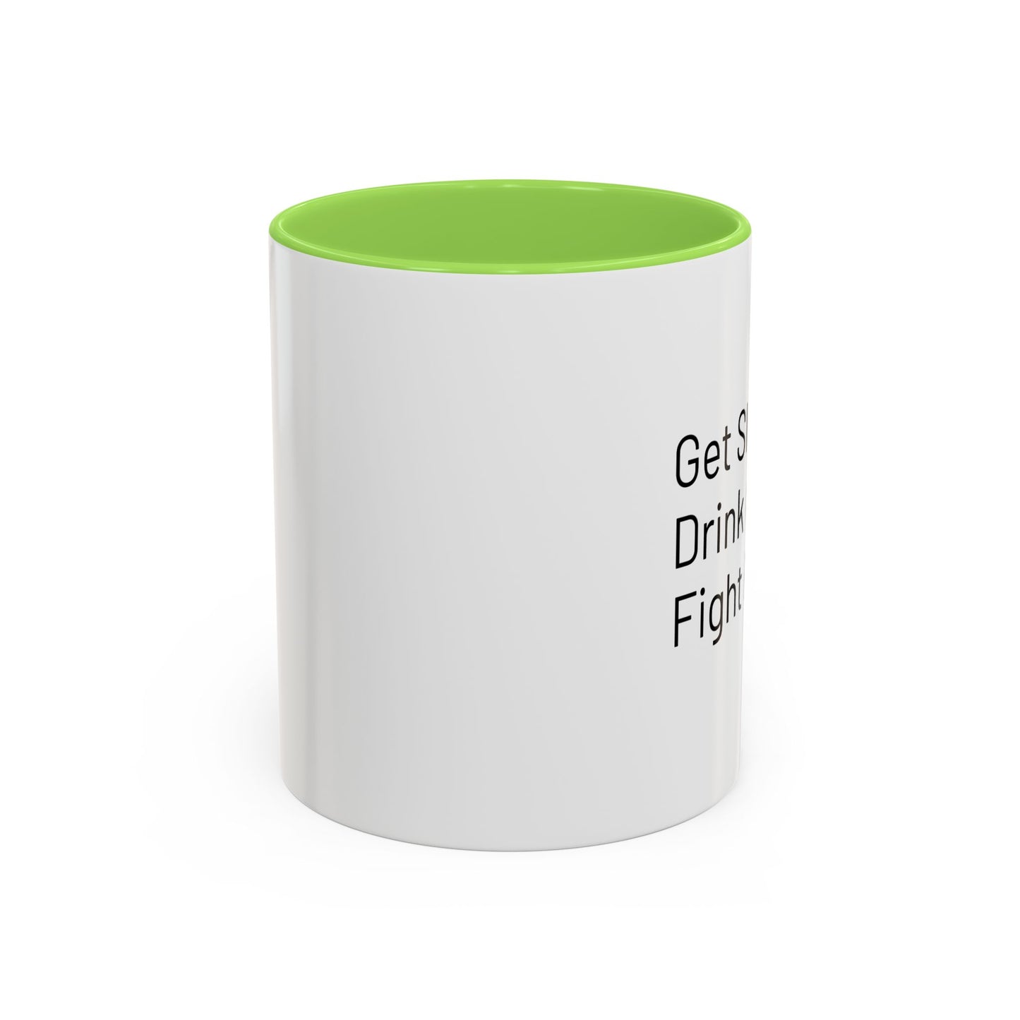 Get Sleep Drink Coffee Fight Racism, Colorful Mug (11oz or 15oz)