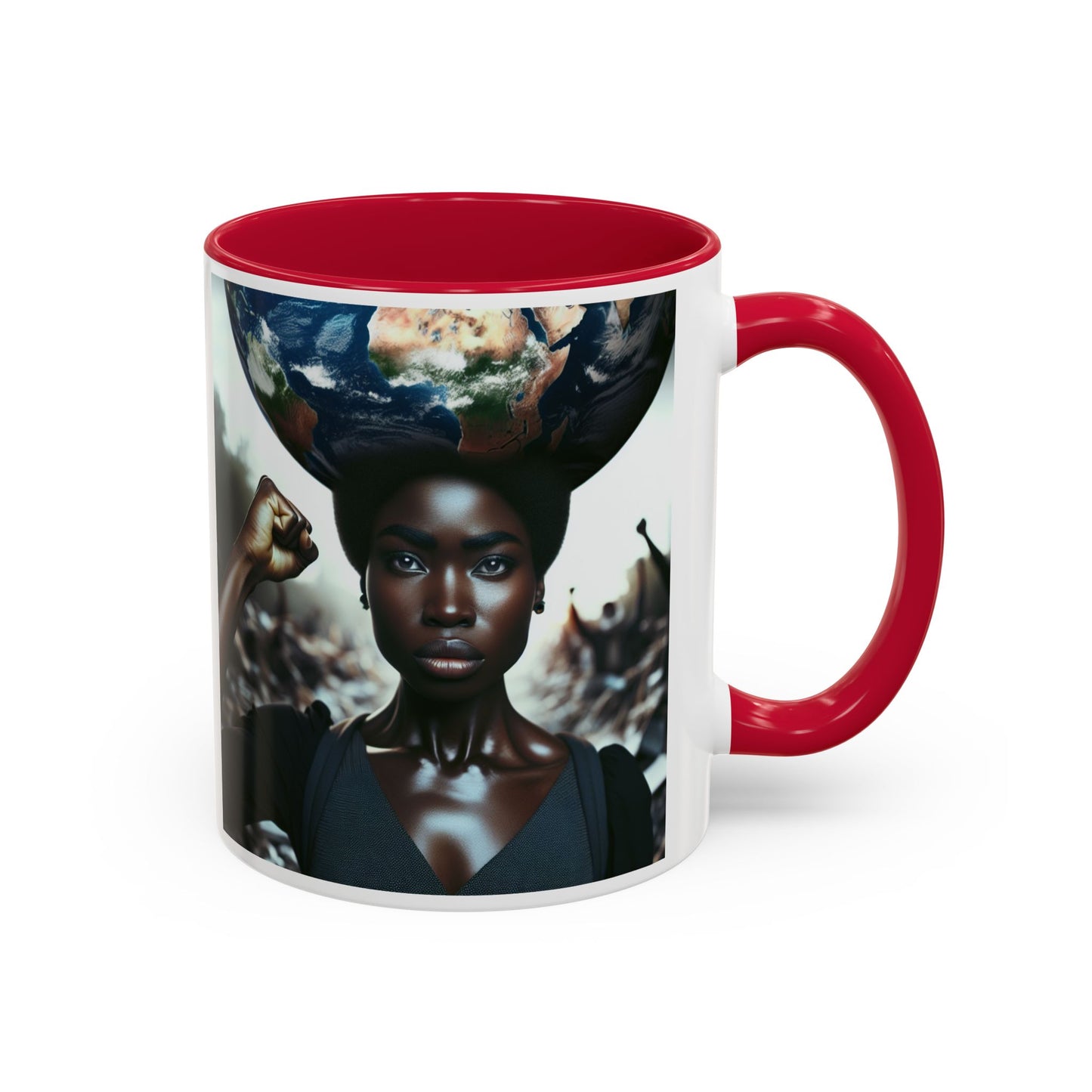 Proud Black Women Coffee Mug, Colorful Mug, World Foundation, African American Gift, Empowerment Cup, Diversity Tea Cup