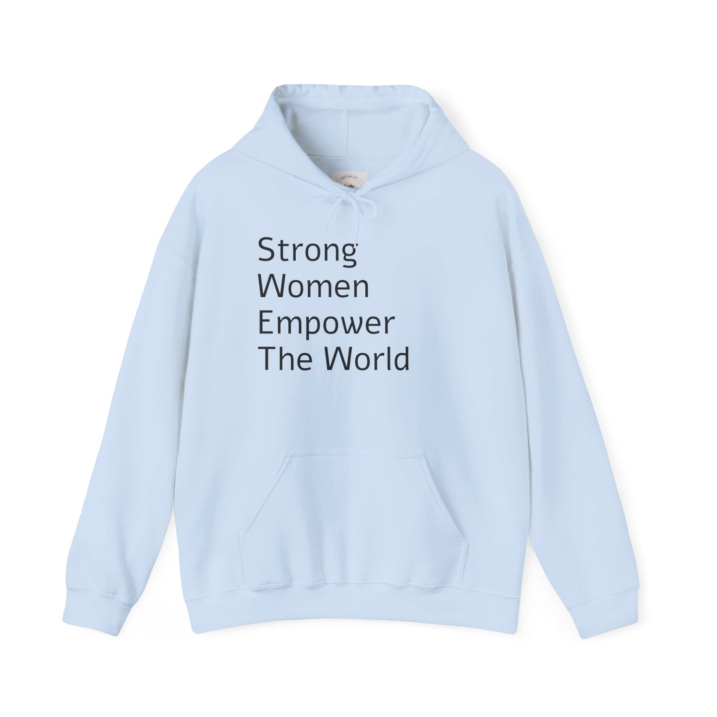 Empowered Women Hoodie - Stylish Hooded Sweatshirt with Comfortable Fit and Versatile Design