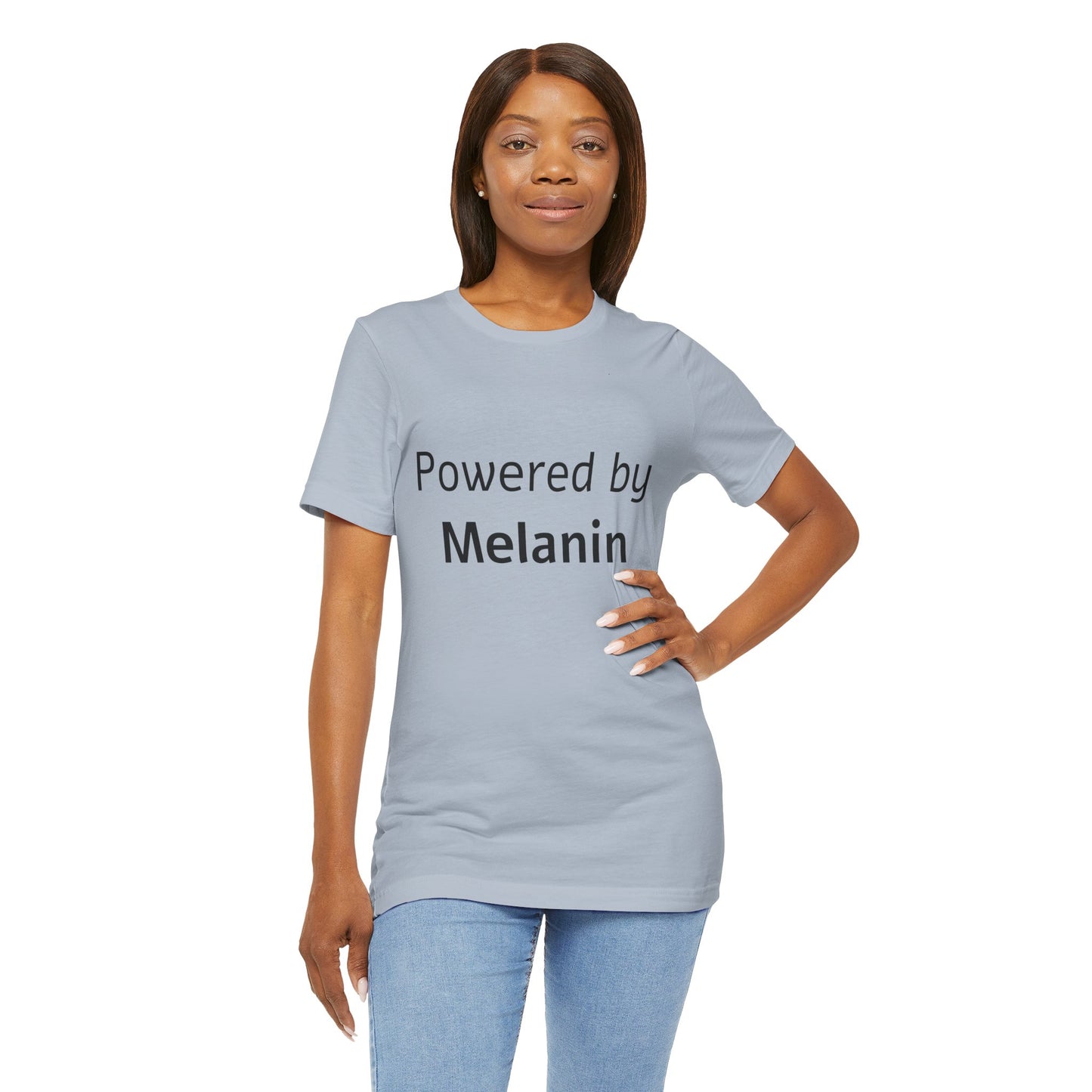 Powered by Melanin Unisex Jersey Short Sleeve Tee
