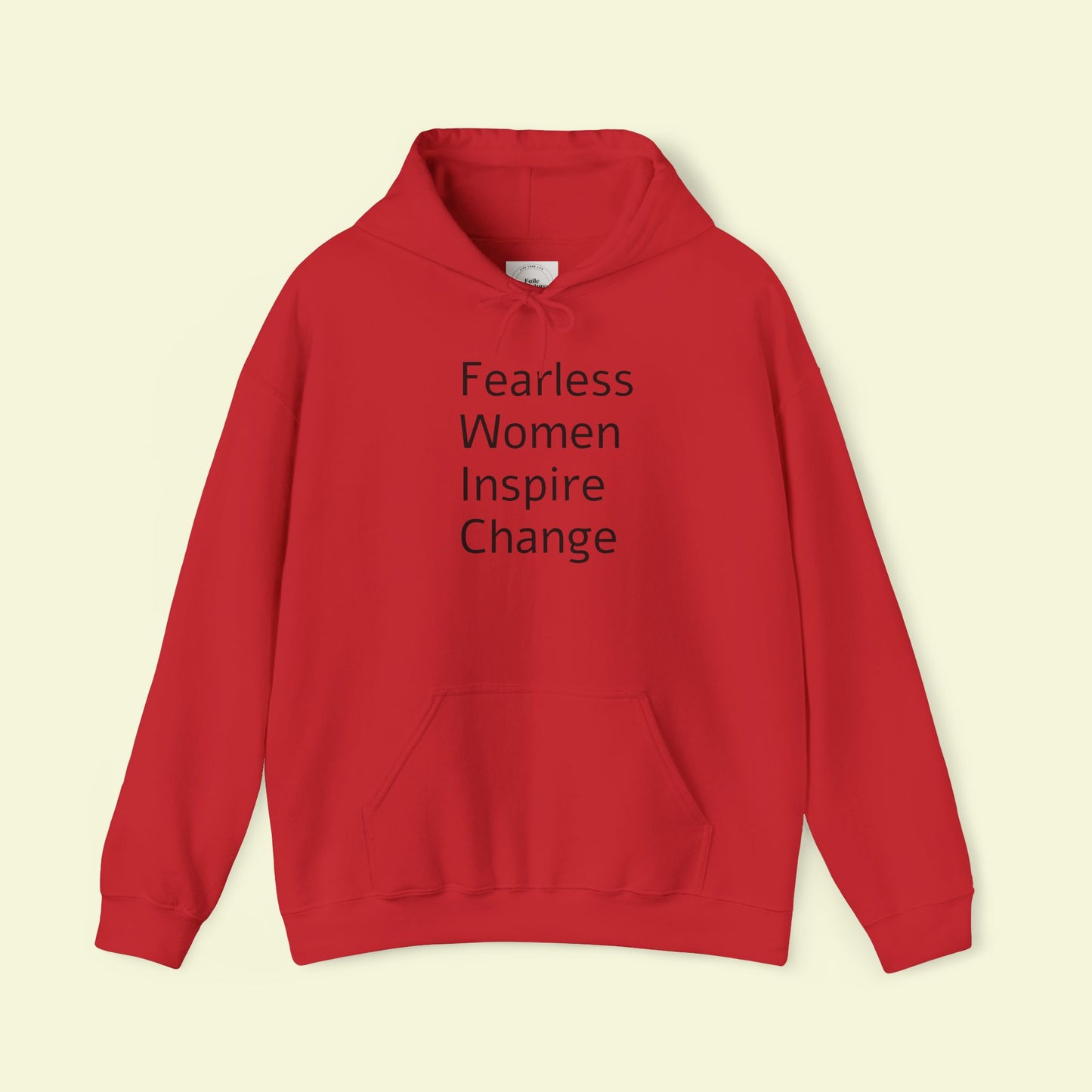 Fearless Woman Hoodie, Multiple Color Options
