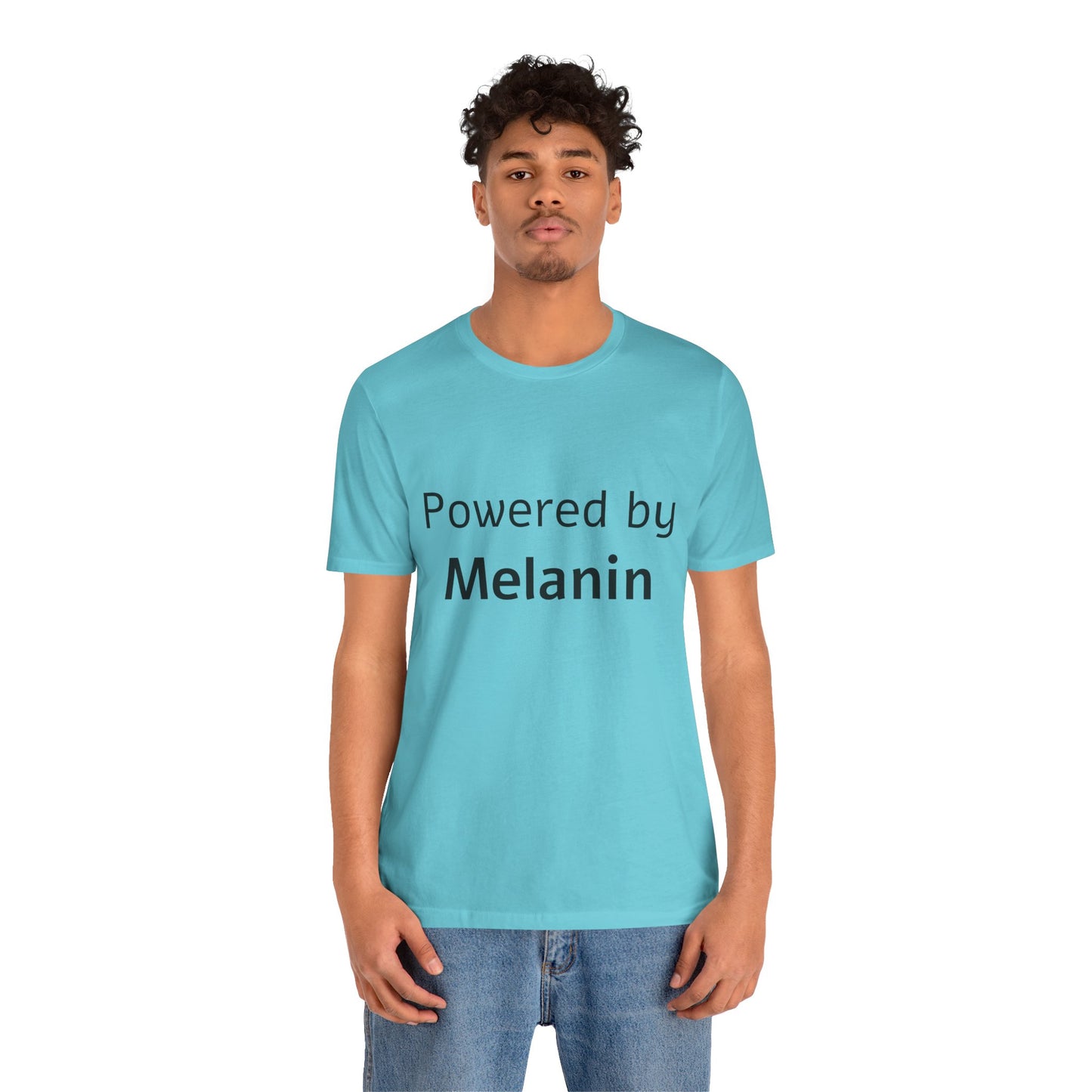 Powered by Melanin Unisex Jersey Short Sleeve Tee