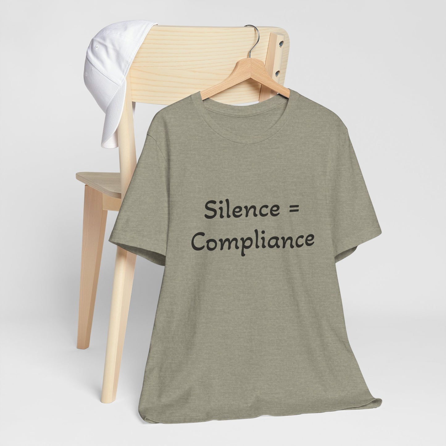 Silence is Compliance Unisex Tee Shirt - Resist Power Statement Shirt