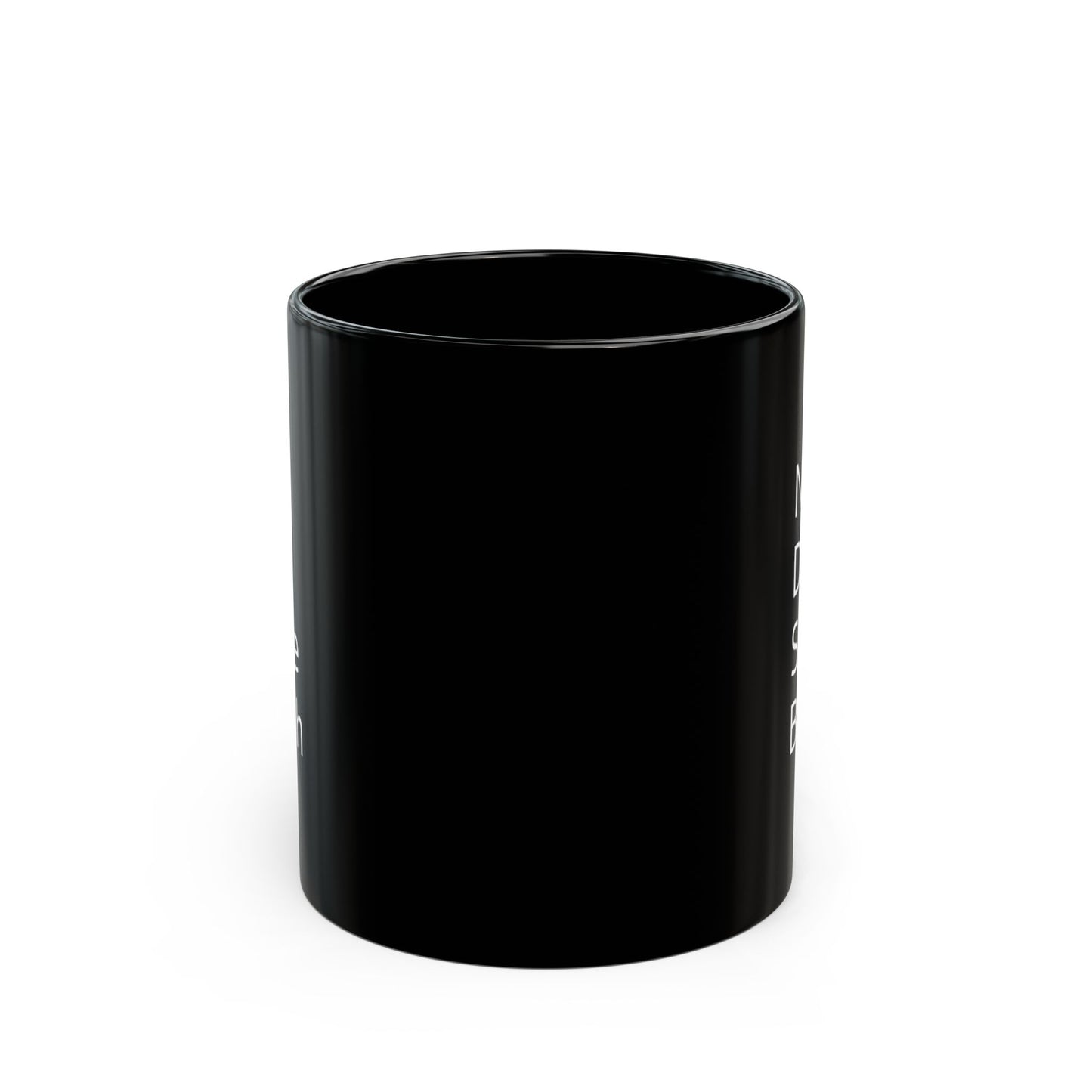 Coffee Mug - Funny Black Ceramic Mug with 'New Day Same Bitch' Design
