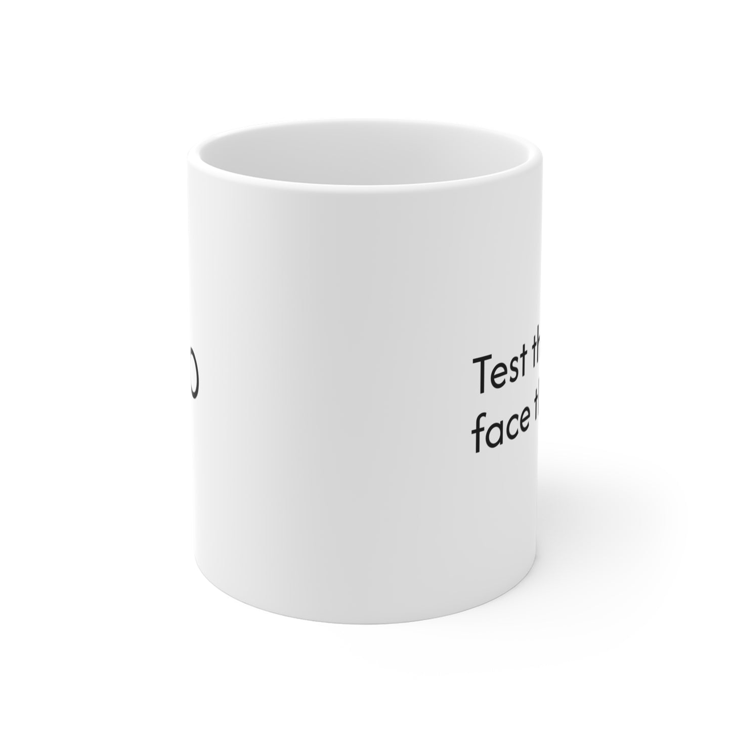 Test the waters, face the tide and Fafo Area Statement and Coffee Mug 11oz - Unique Kitchen Decor, Trendy Tea Cup, Cool Drinkware, Funny Gift, Quirky Home Office Mug