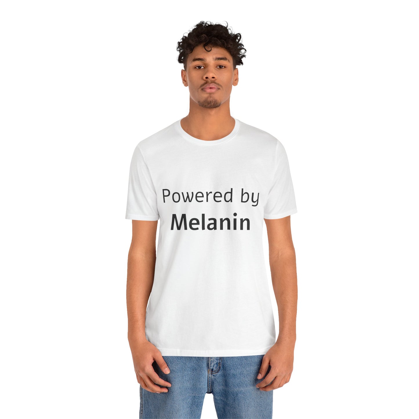 Powered by Melanin Unisex Jersey Short Sleeve Tee