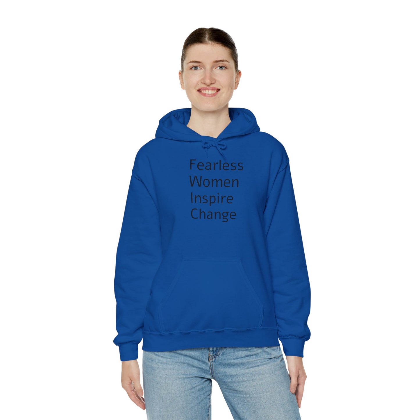 Fearless Woman Hoodie, Multiple Color Options