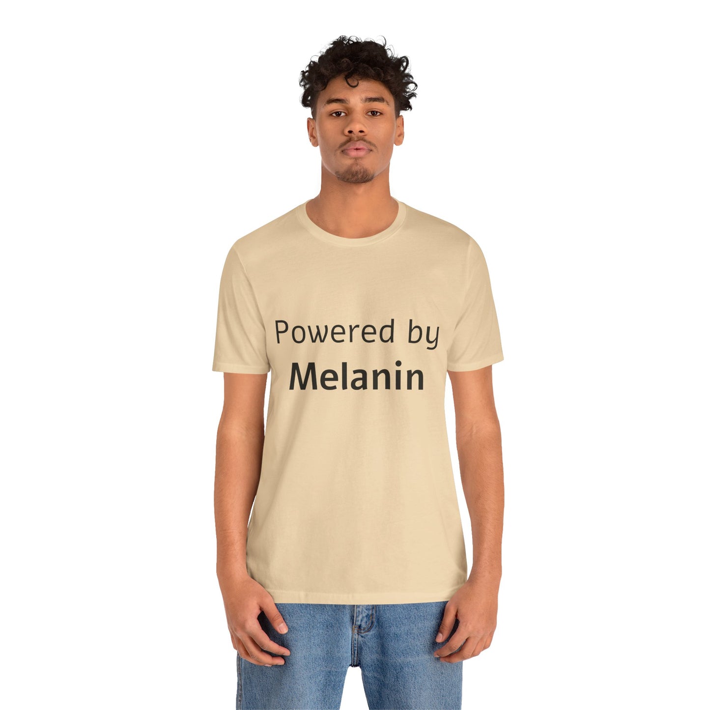 Powered by Melanin Unisex Jersey Short Sleeve Tee